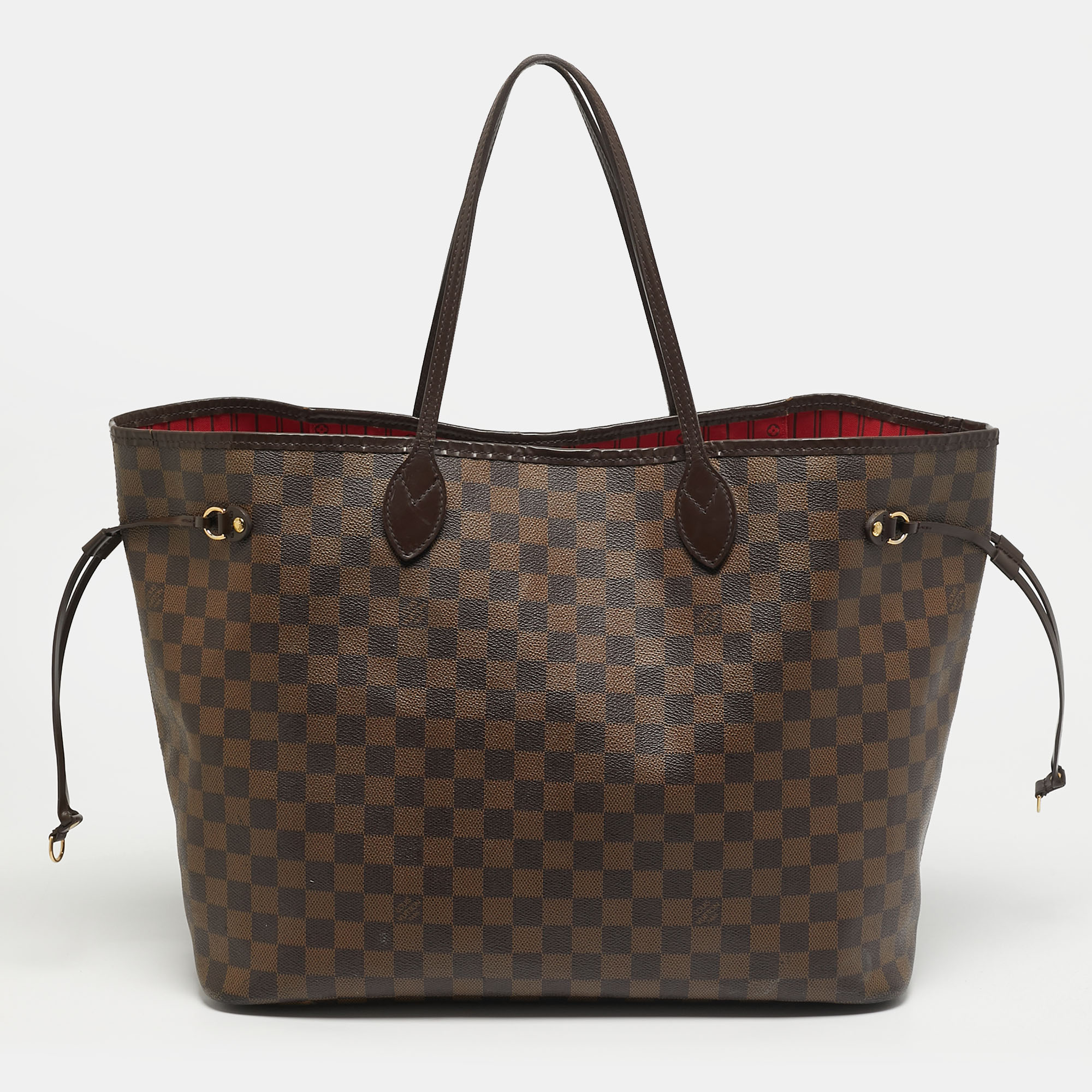 

Louis Vuitton Damier Ebene Canvas Neverfull GM Bag, Brown