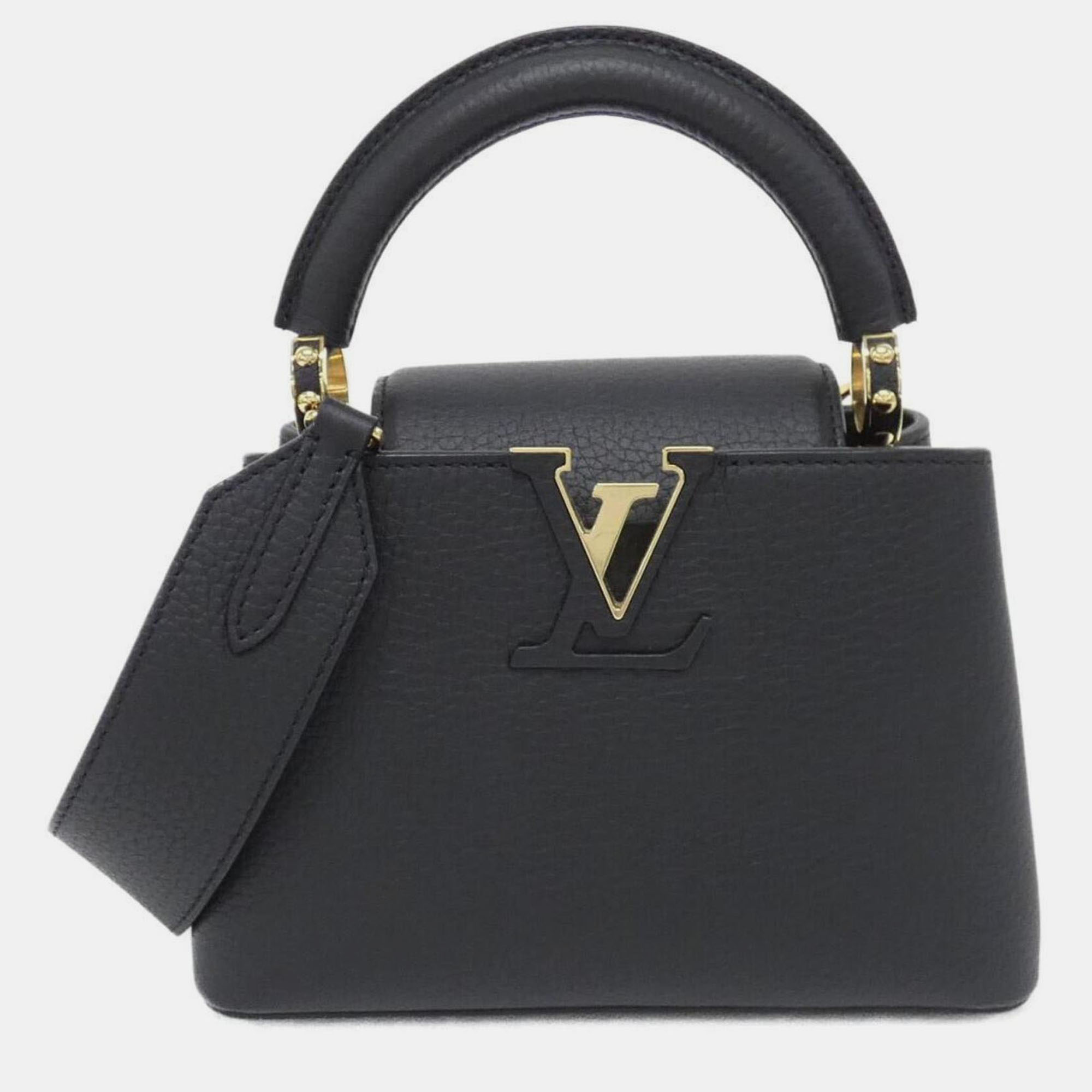 

Louis Vuitton Capucines Mini Handbag, Black