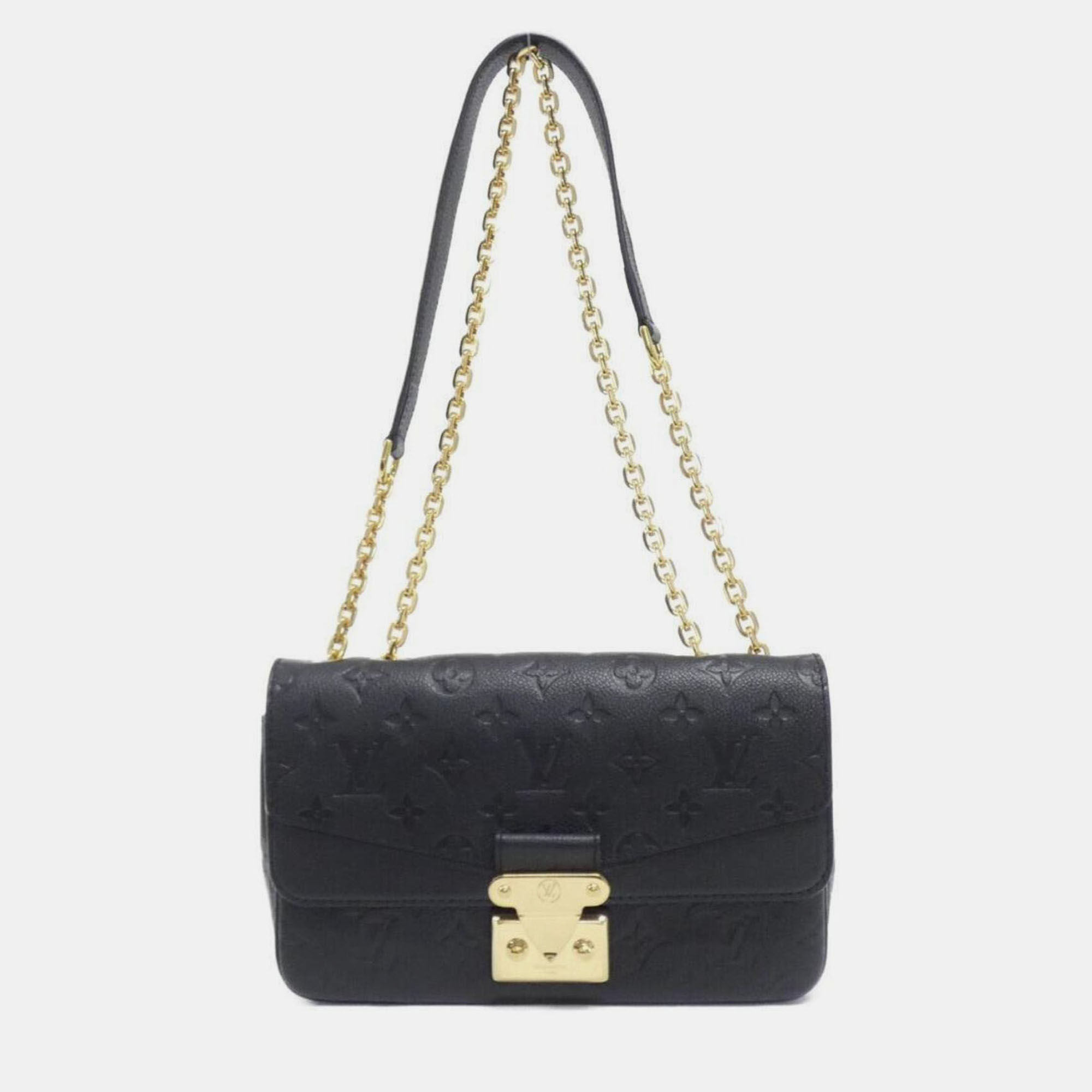 

Louis Vuitton Monogram Empreinte Marceau Shoulder Bag, Black