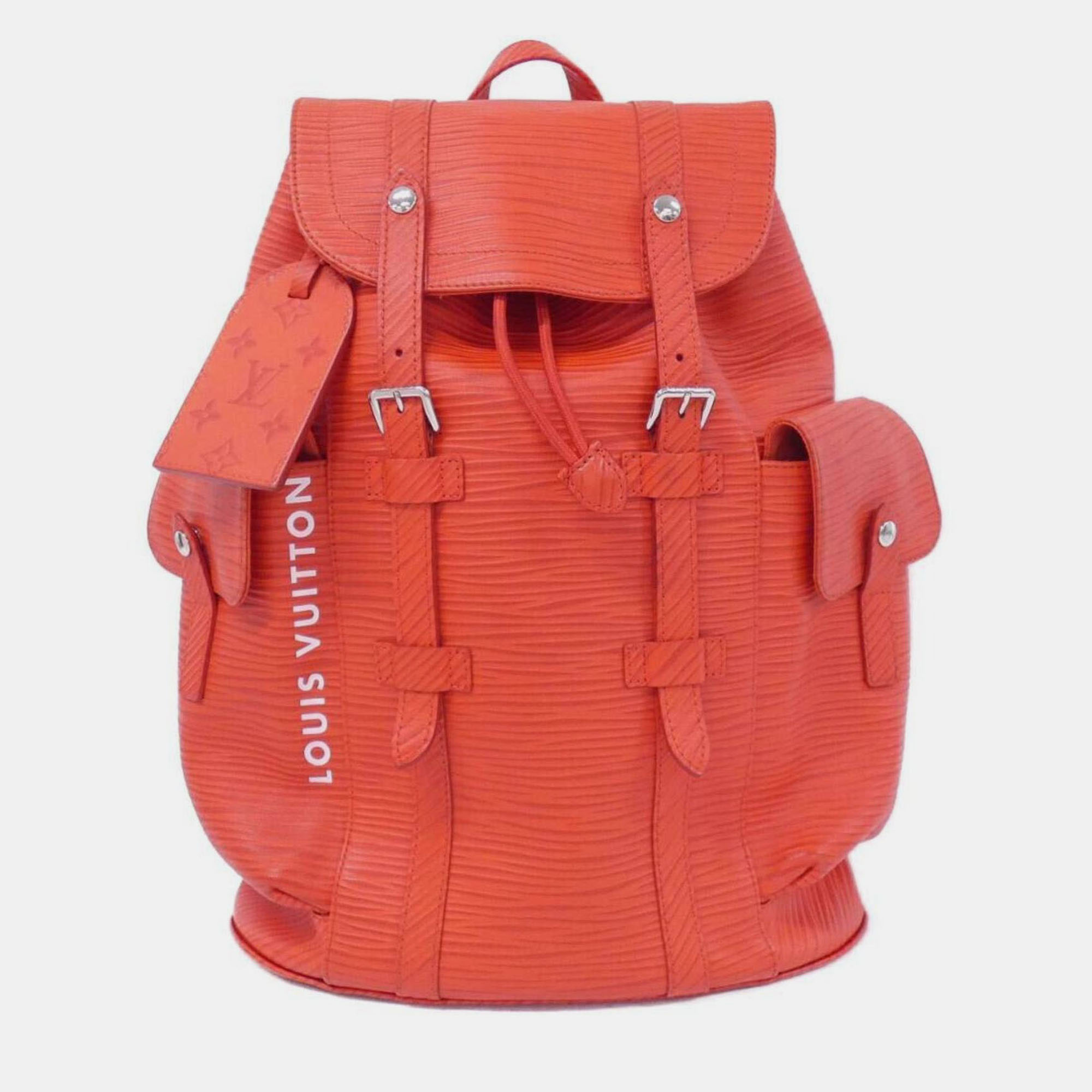 

Louis Vuitton Epi  Christopher Mm Backpack, Red