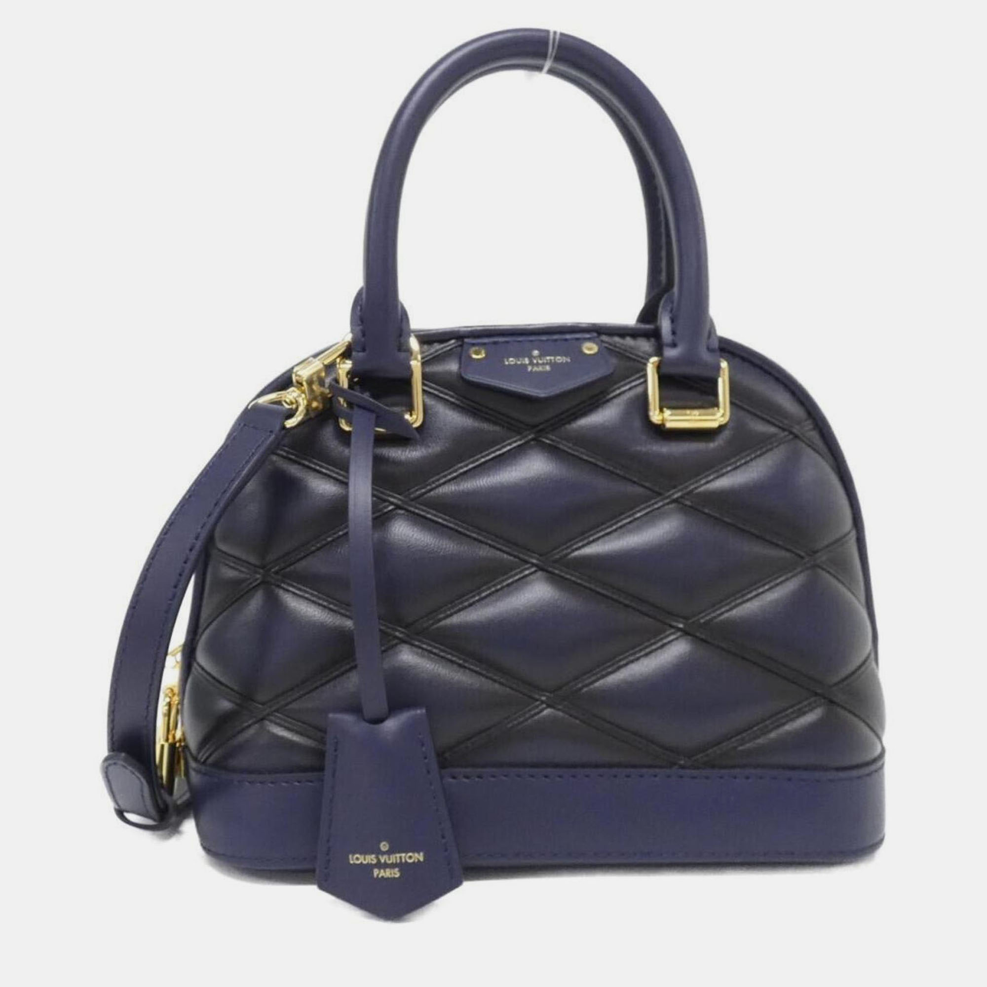 

Louis Vuitton Alma Bb Handbag, Navy blue