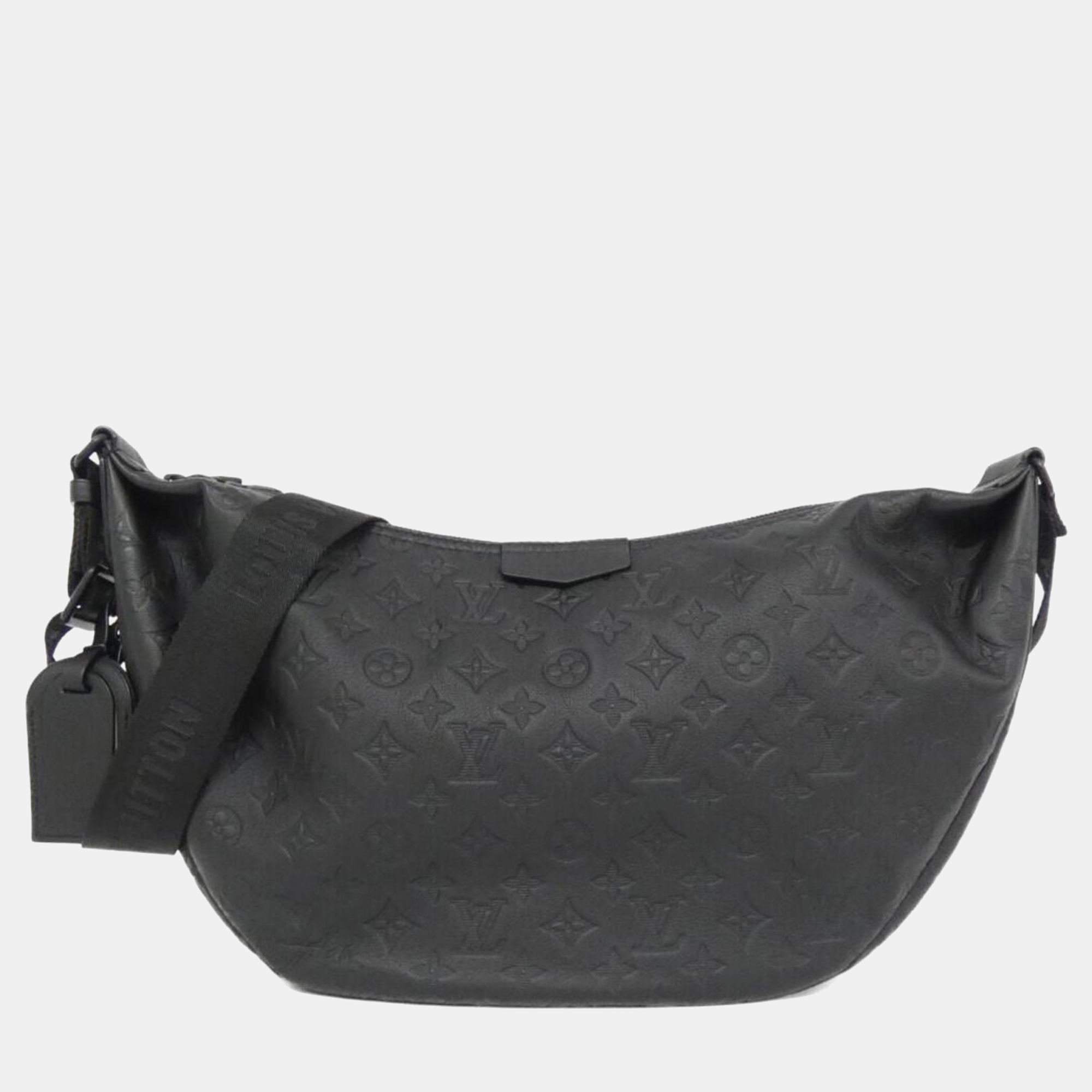 

Louis Vuitton Monogram Shadow Hobo Hammock Bag, Black