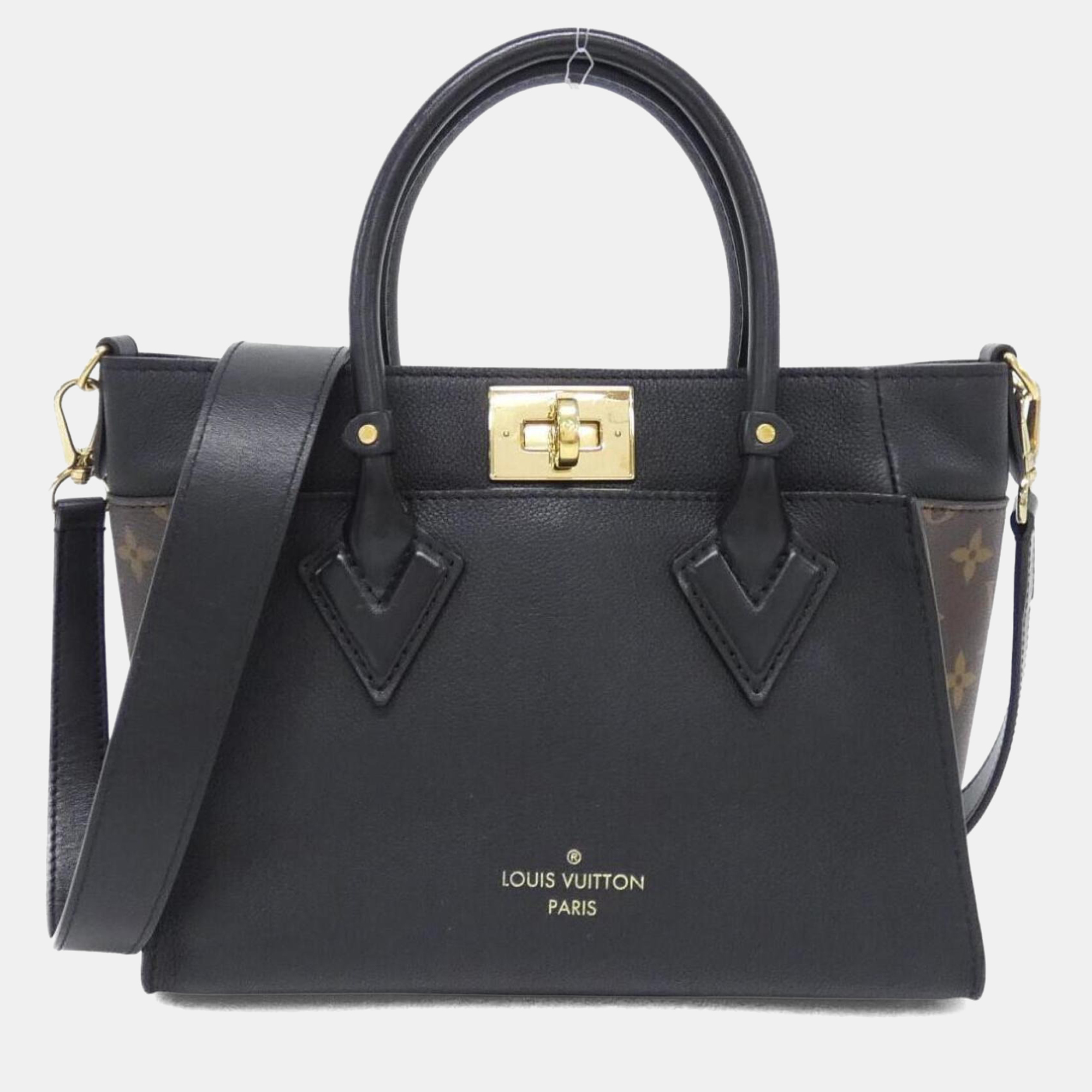 

Louis Vuitton On My Side Pm Handbag, Black