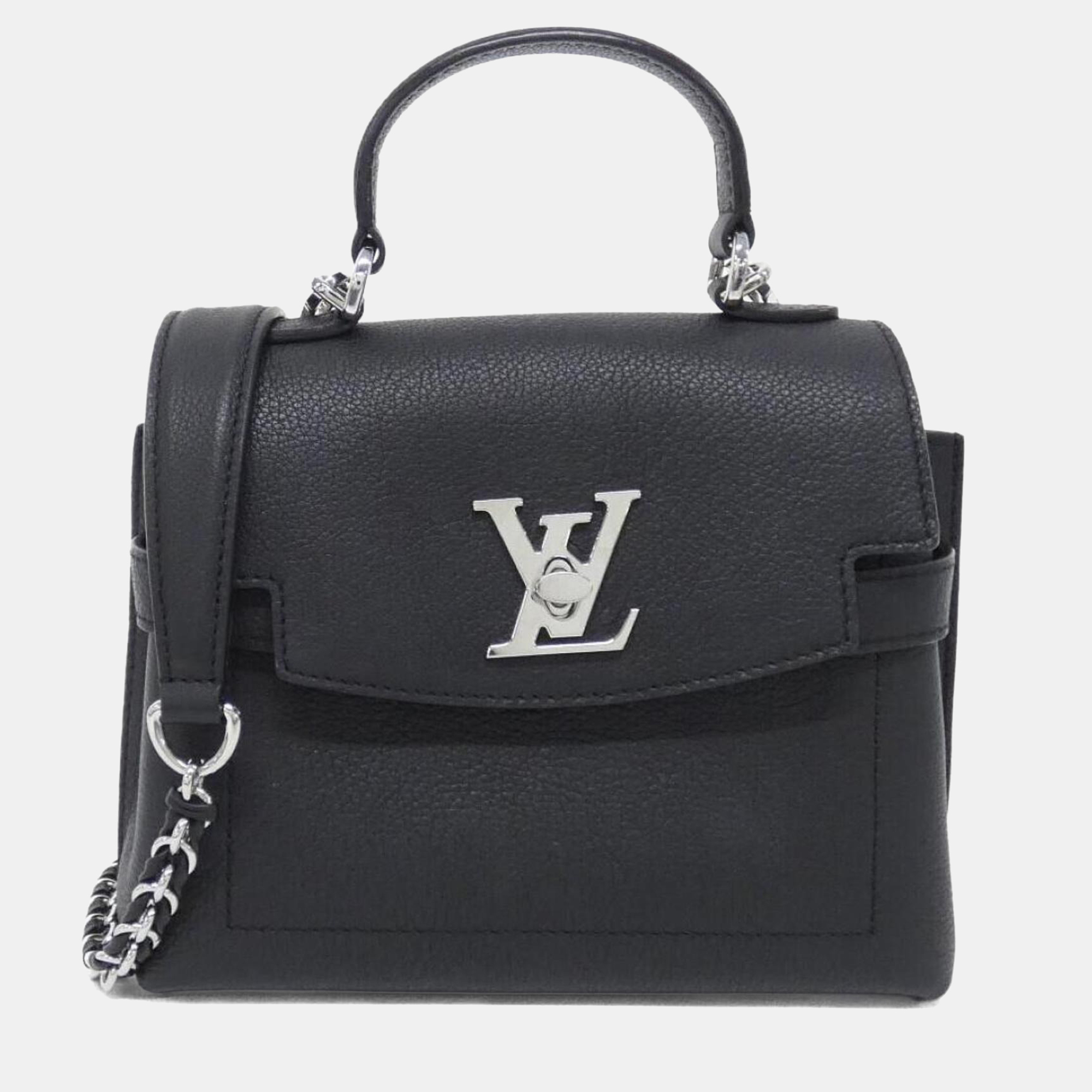 

Louis Vuitton Lockme Ever Mini Handbag, Black