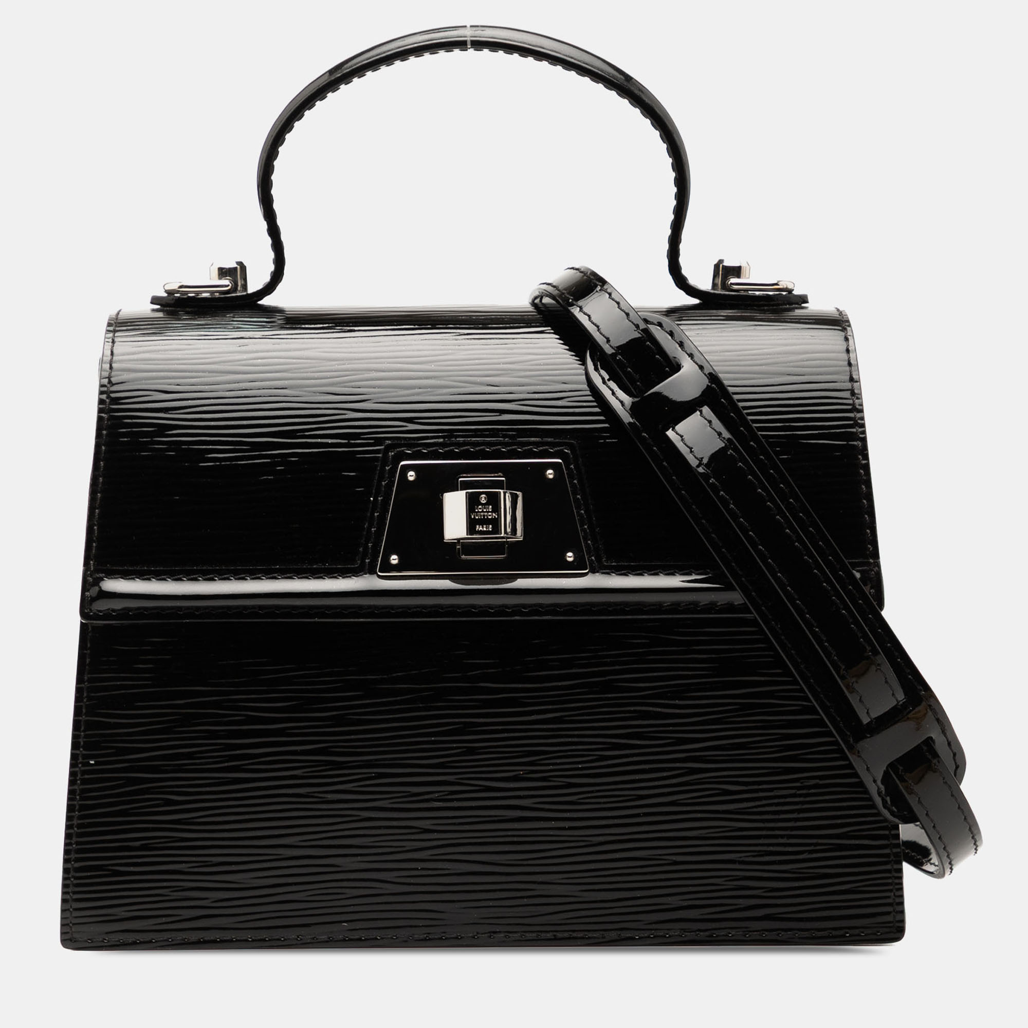 

Louis Vuitton Black Electric Epi Sevigne PM