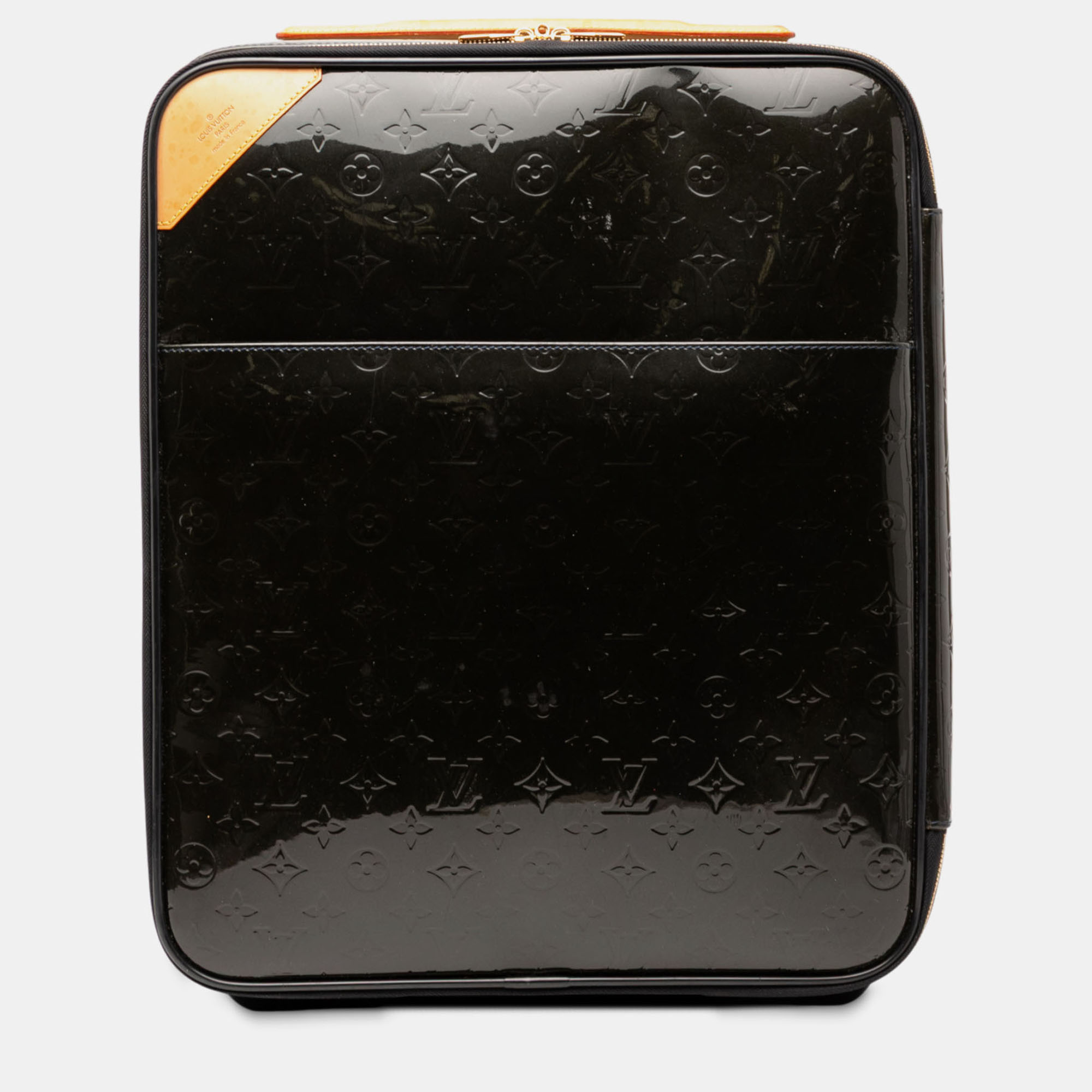 

Louis Vuitton Black Monogram Vernis Pegase 45