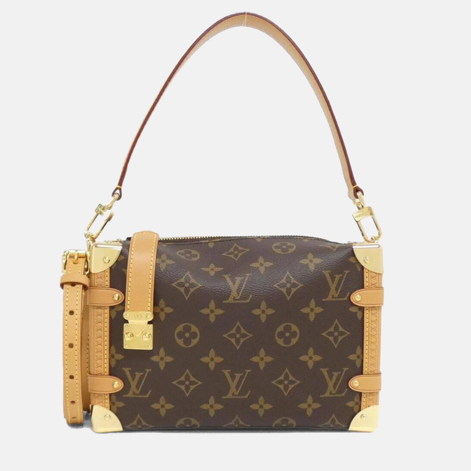 

Louis Vuitton Monogram Side Trunk Mm Shoulder Bag, Brown