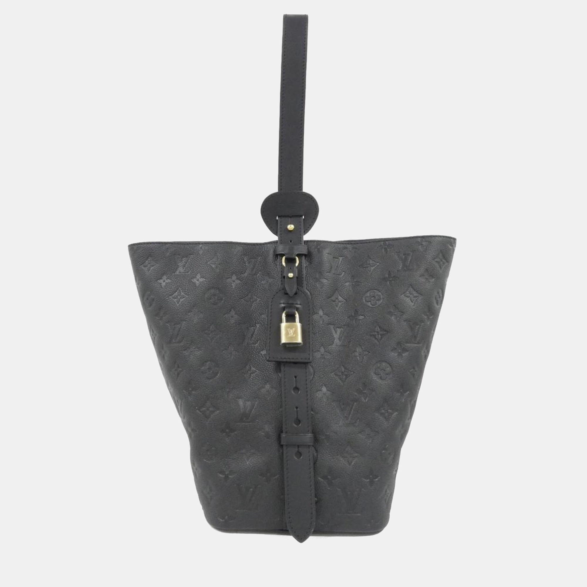 

Louis Vuitton Monogram Empreinte All-In Shoulder Bag, Black
