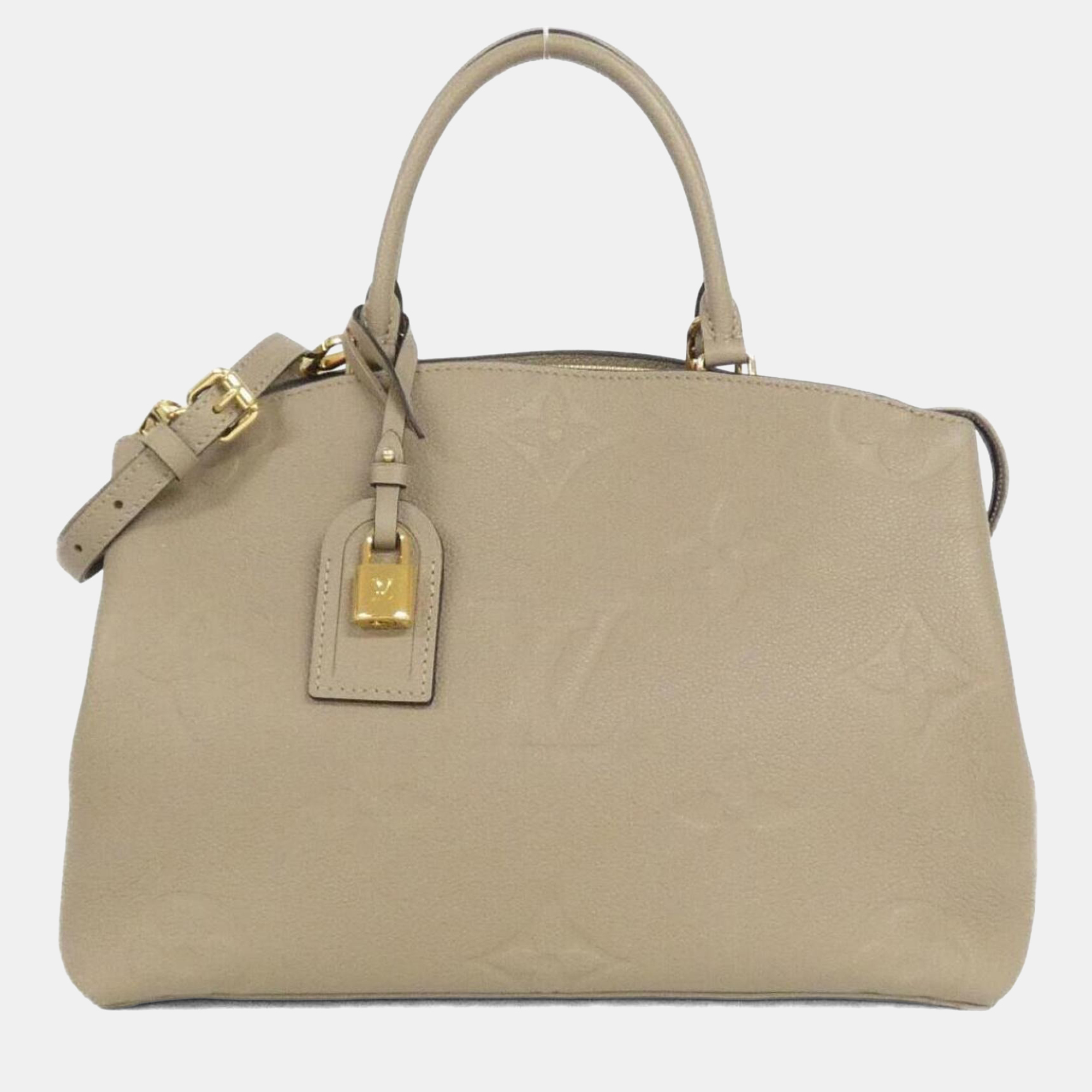 

Louis Vuitton Monogram Empreinte Grand Palais Mm Handbag, Beige