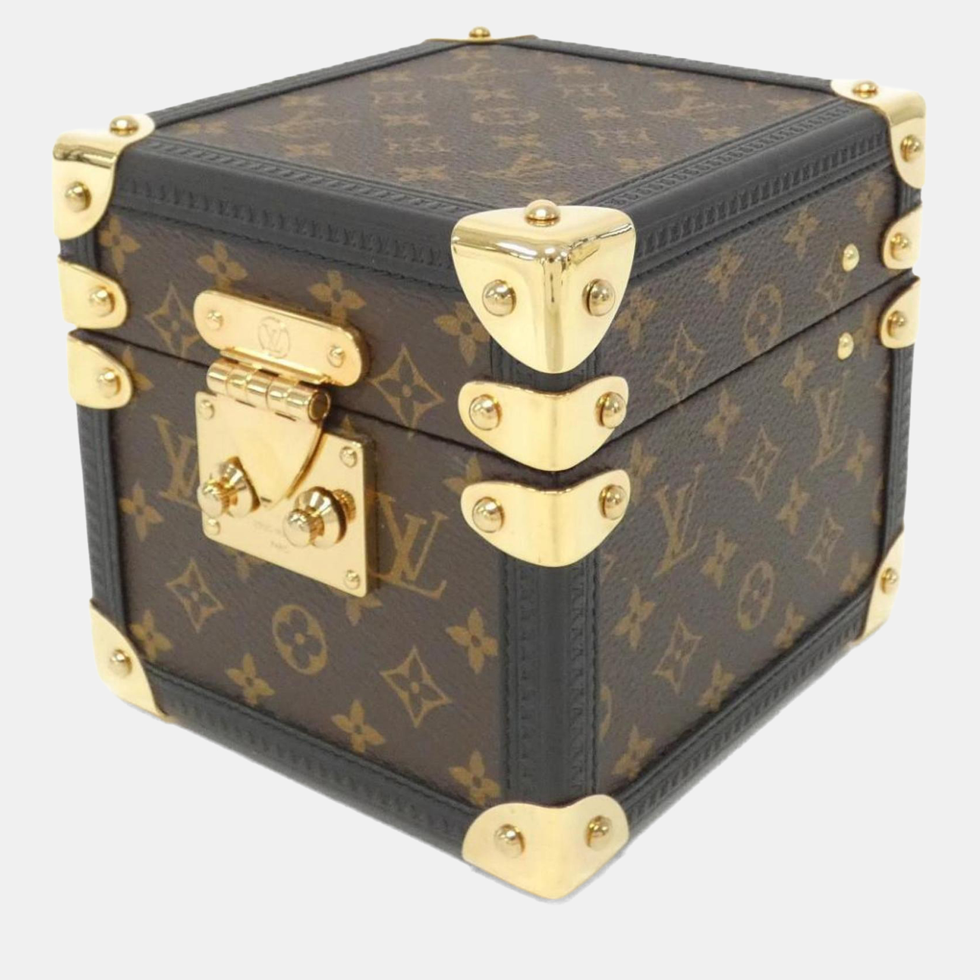 Pre-owned Louis Vuitton Monogram Boite A Musique Music Box In Brown