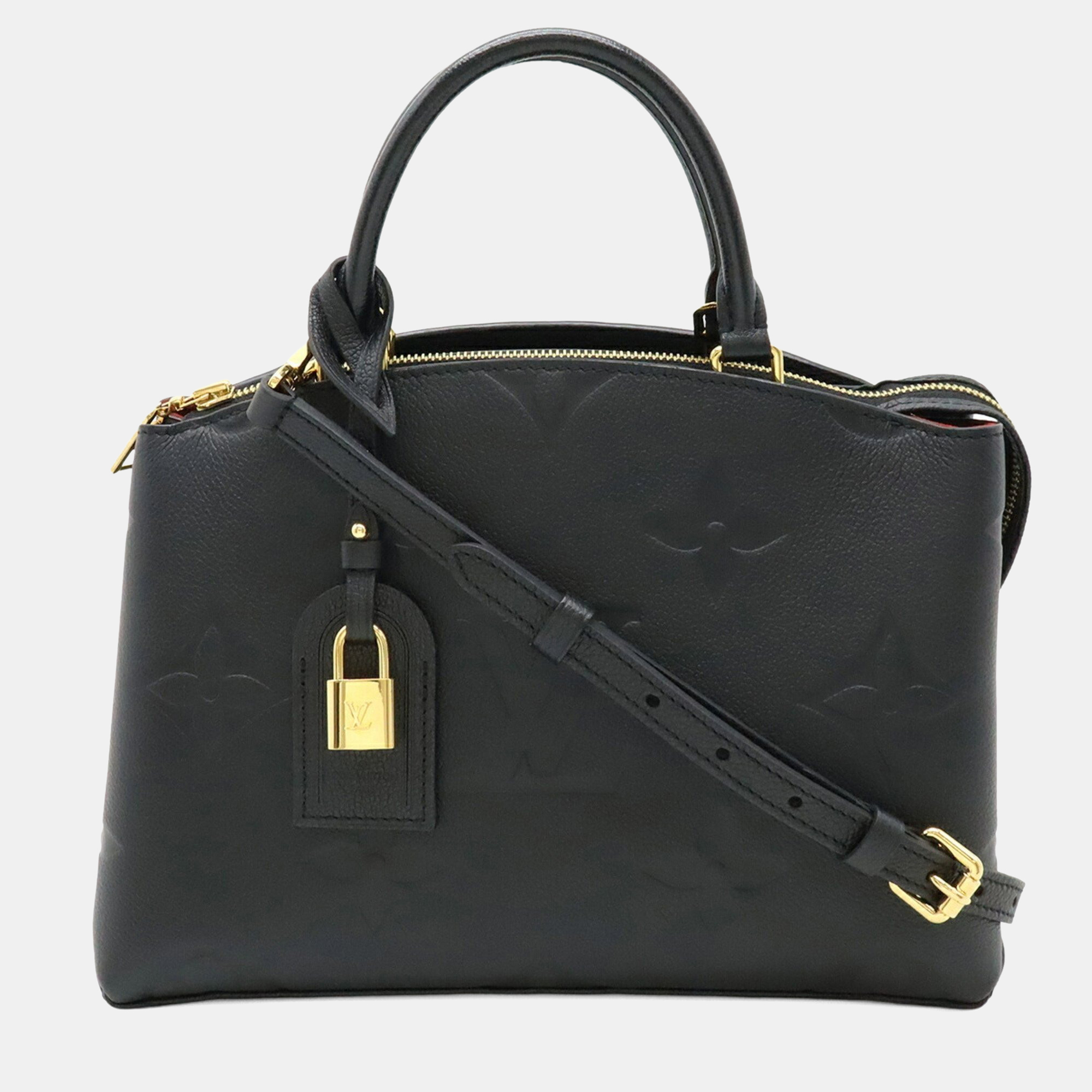 

Louis Vuitton Monogram Empreinte Petit Palais Handbag/Shoulder Bag In Noir Black
