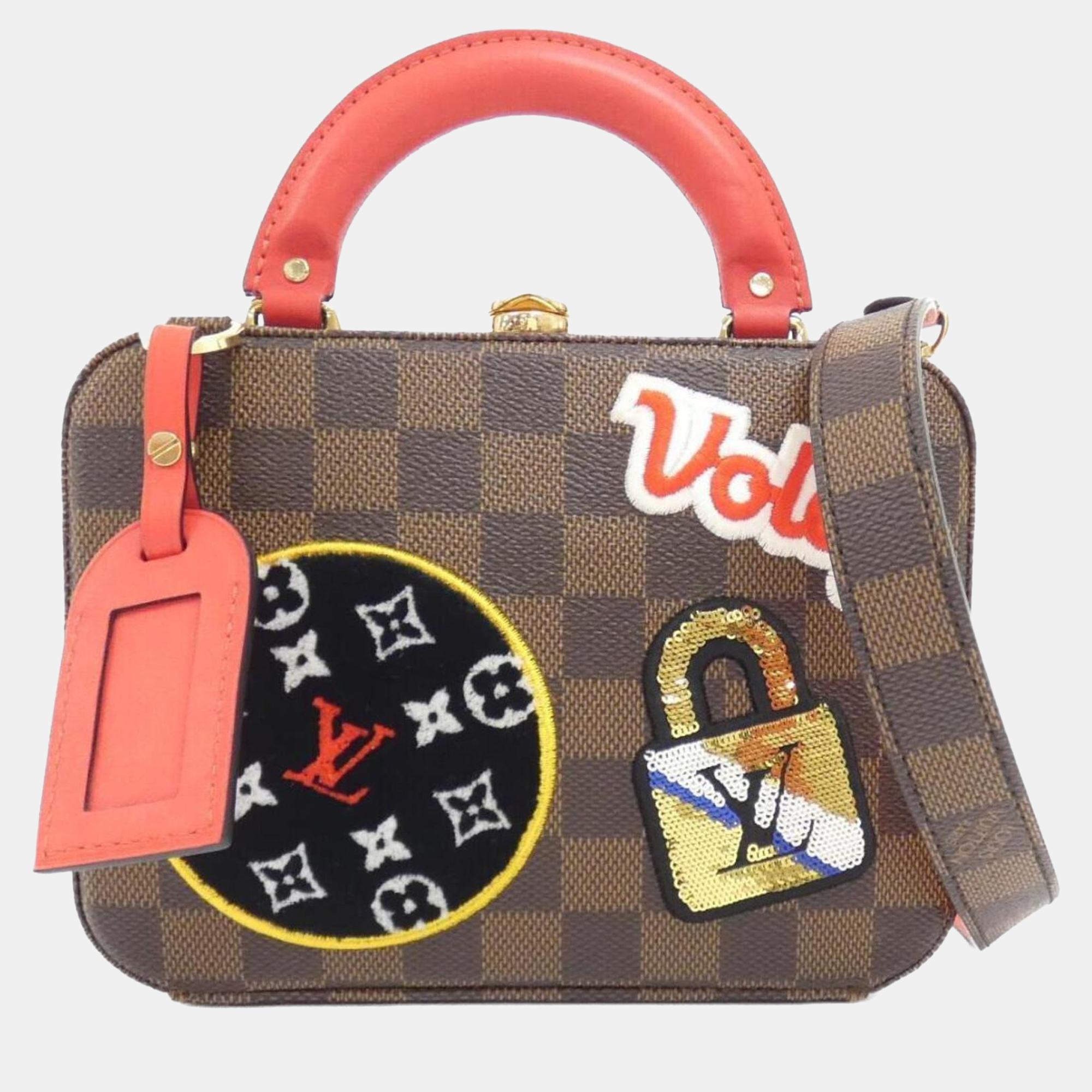 

Louis Vuitton Damier Lv Stories Lv Stories Box Handbag, Brown