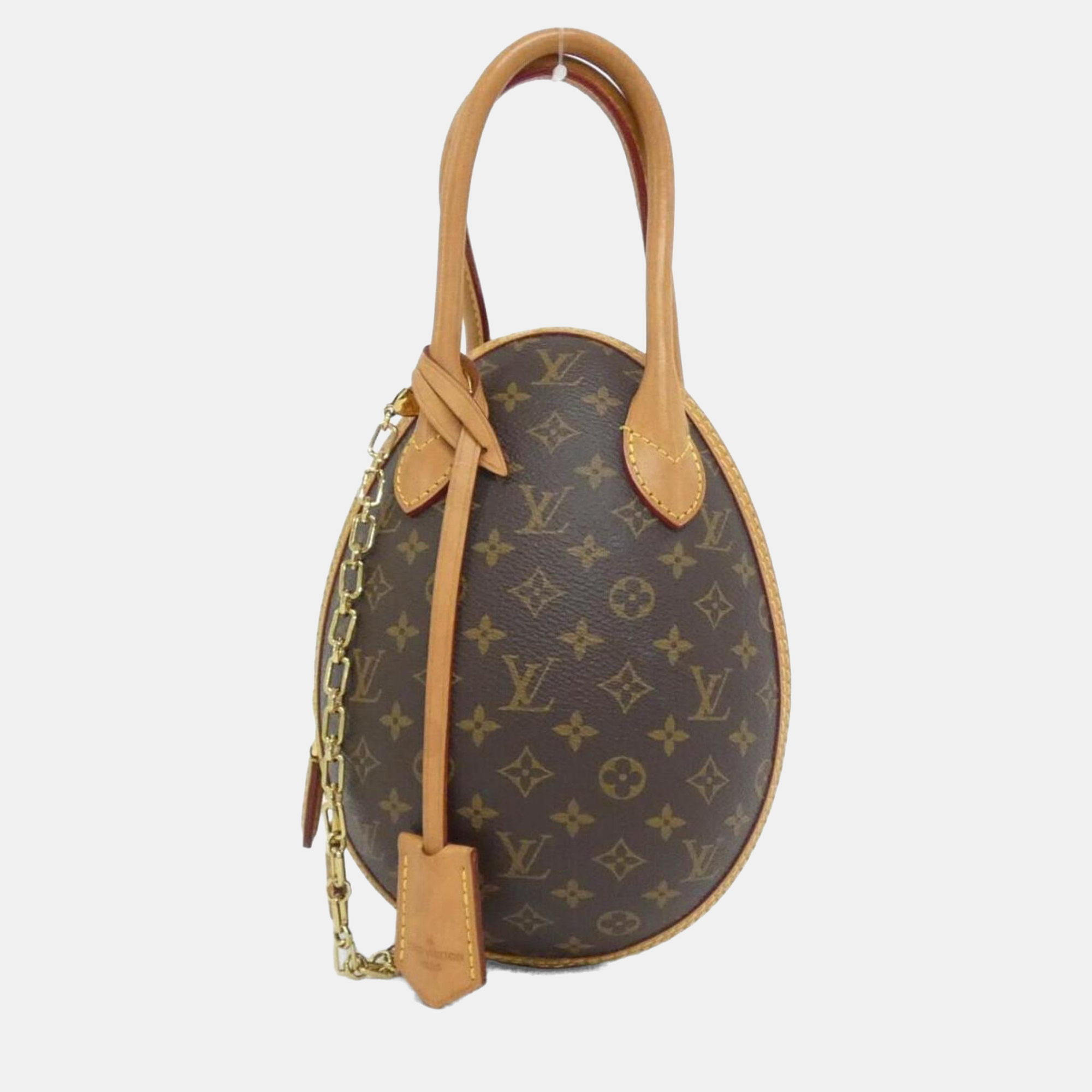 

Louis Vuitton Monogram Lv Egg Handbag, Brown