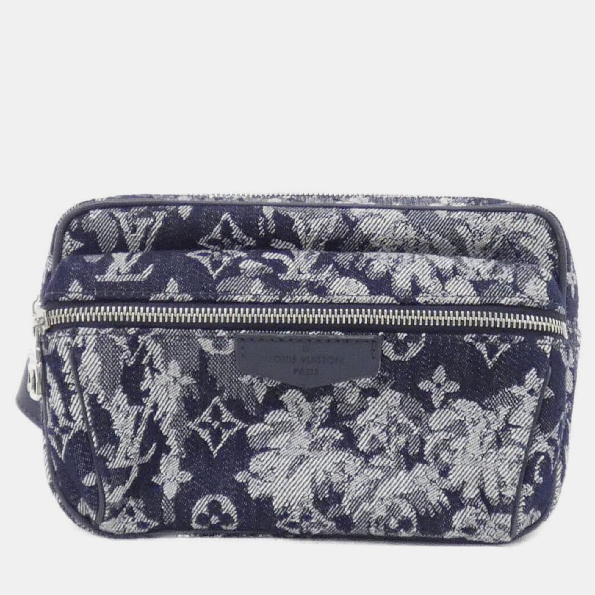 

Louis Vuitton Monogram Tapestry Bum Bag Outdoor, Blue