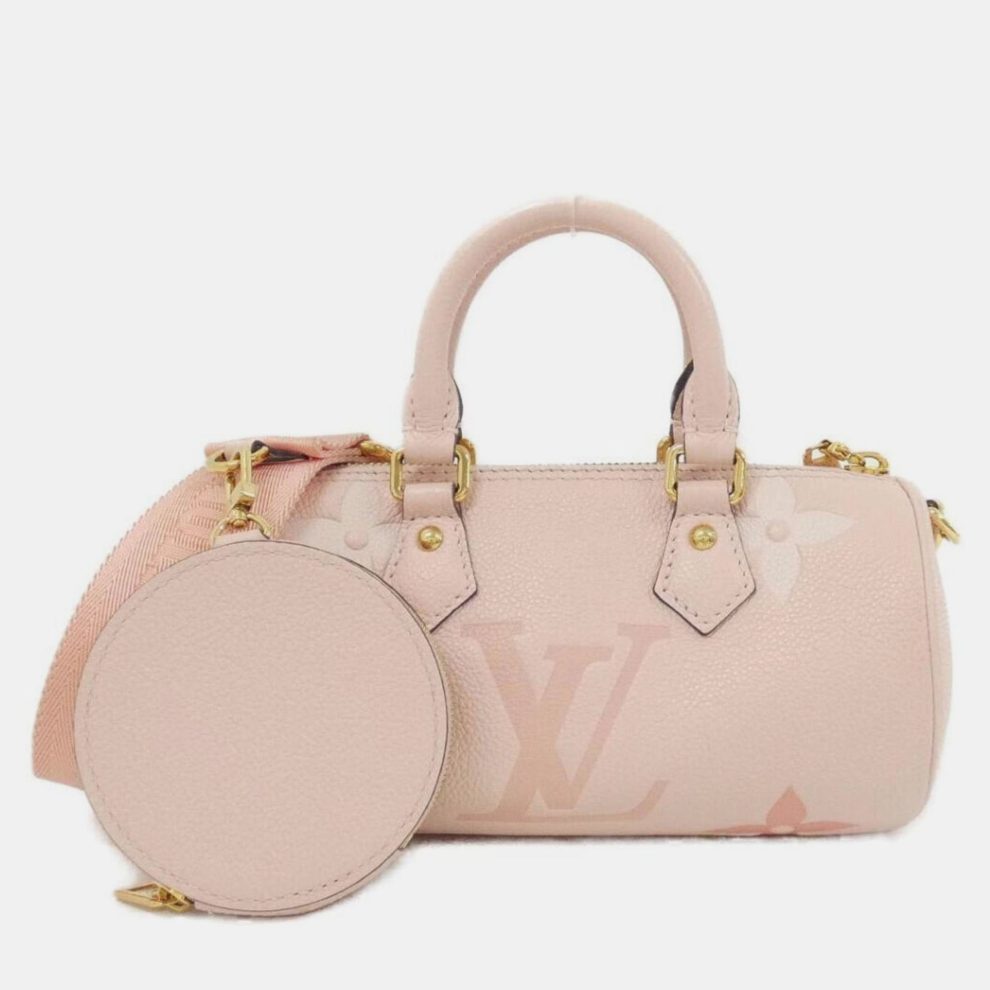 

Louis Vuitton Monogram Empreinte By The Pool Papillon Bb Shoulder Bag, Pink