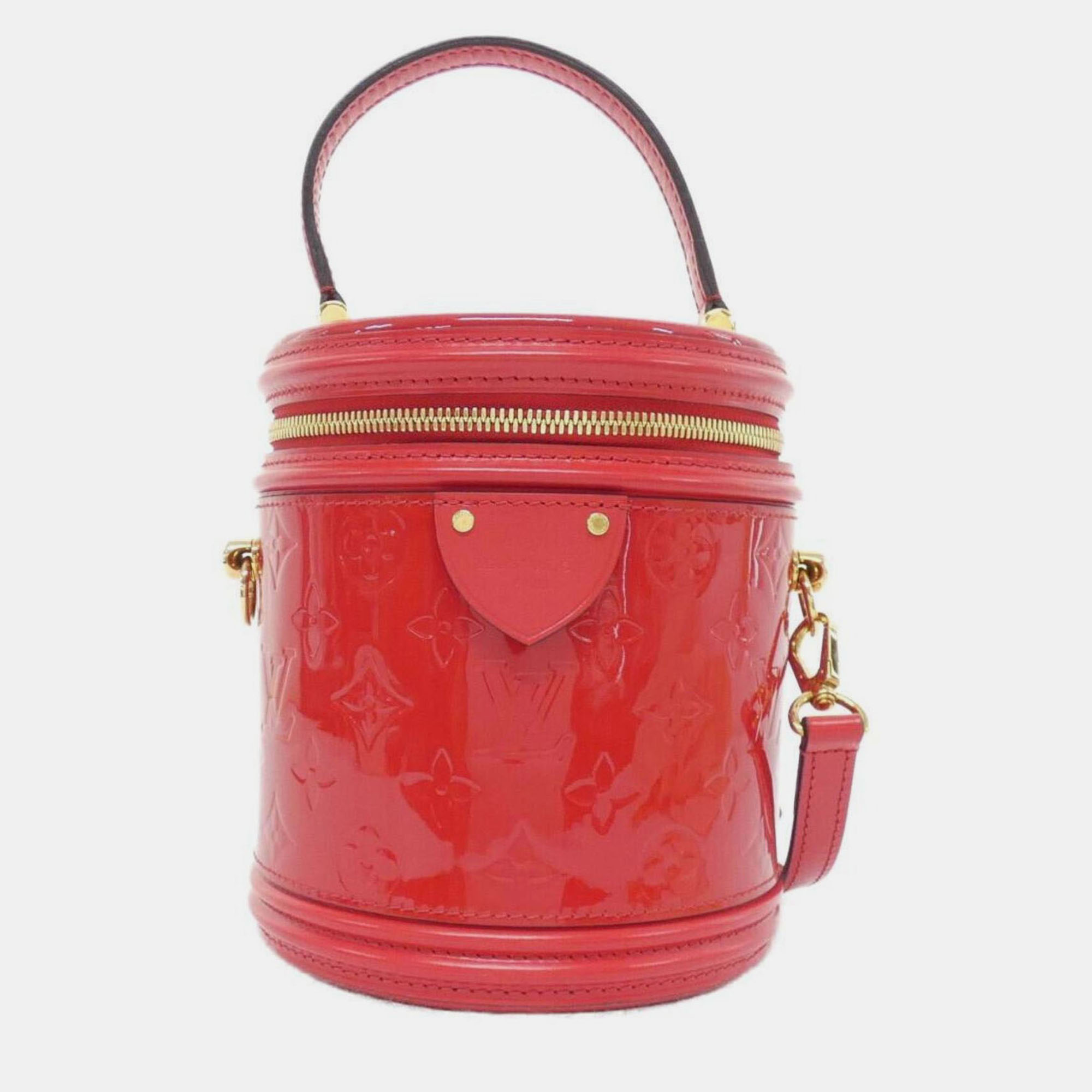 

Louis Vuitton Vernis Cannes Pm Handbag, Red