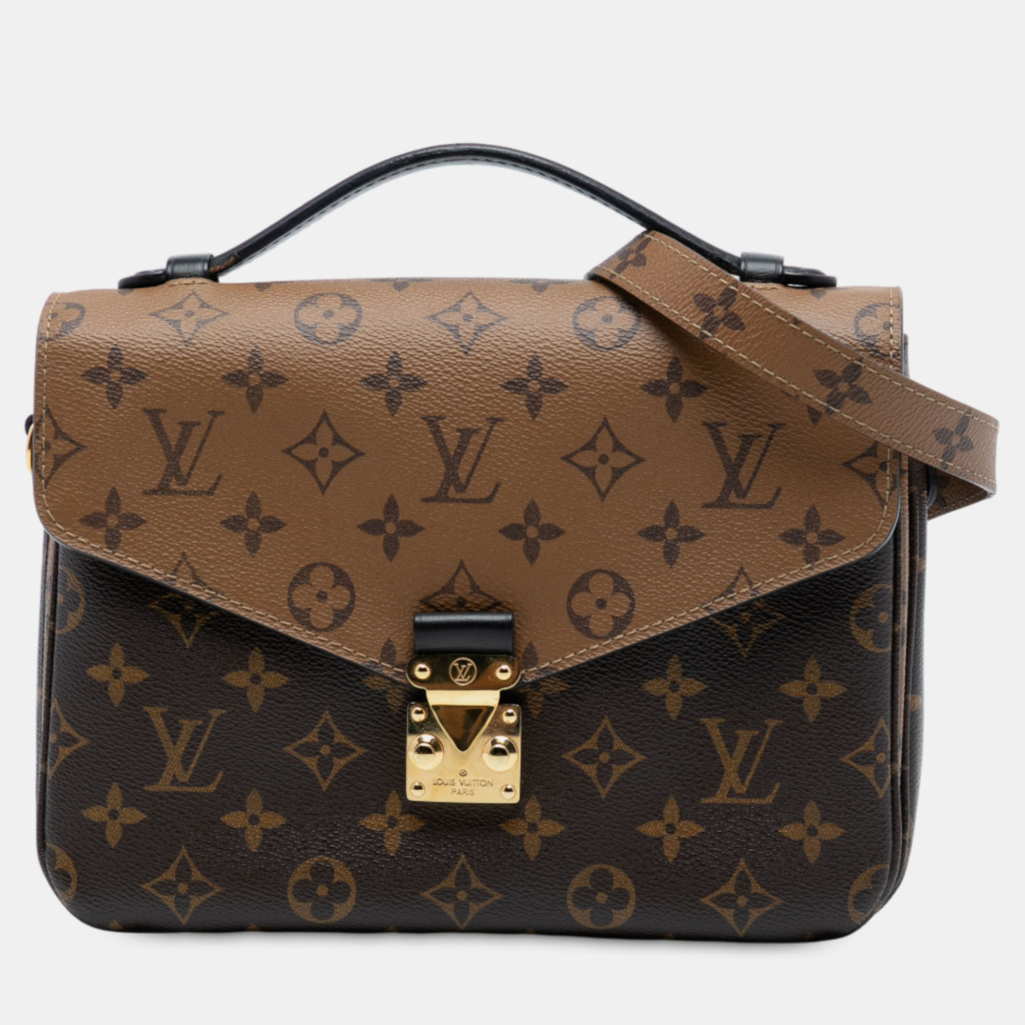 

Louis Vuitton Brown Monogram Reverse Pochette Metis