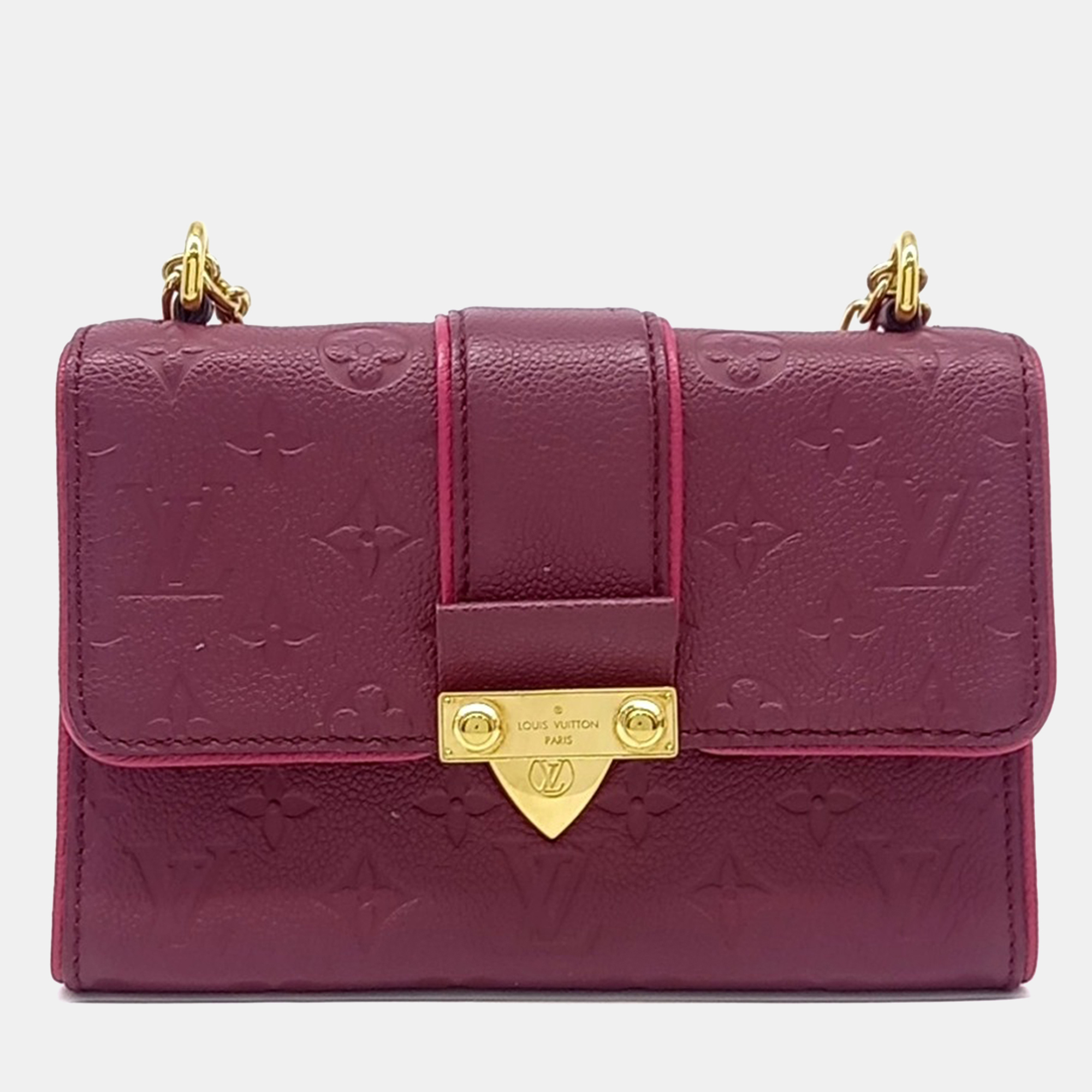 

Louis Vuitton Burgundy Leather Empreinte Saint Sulpice BB