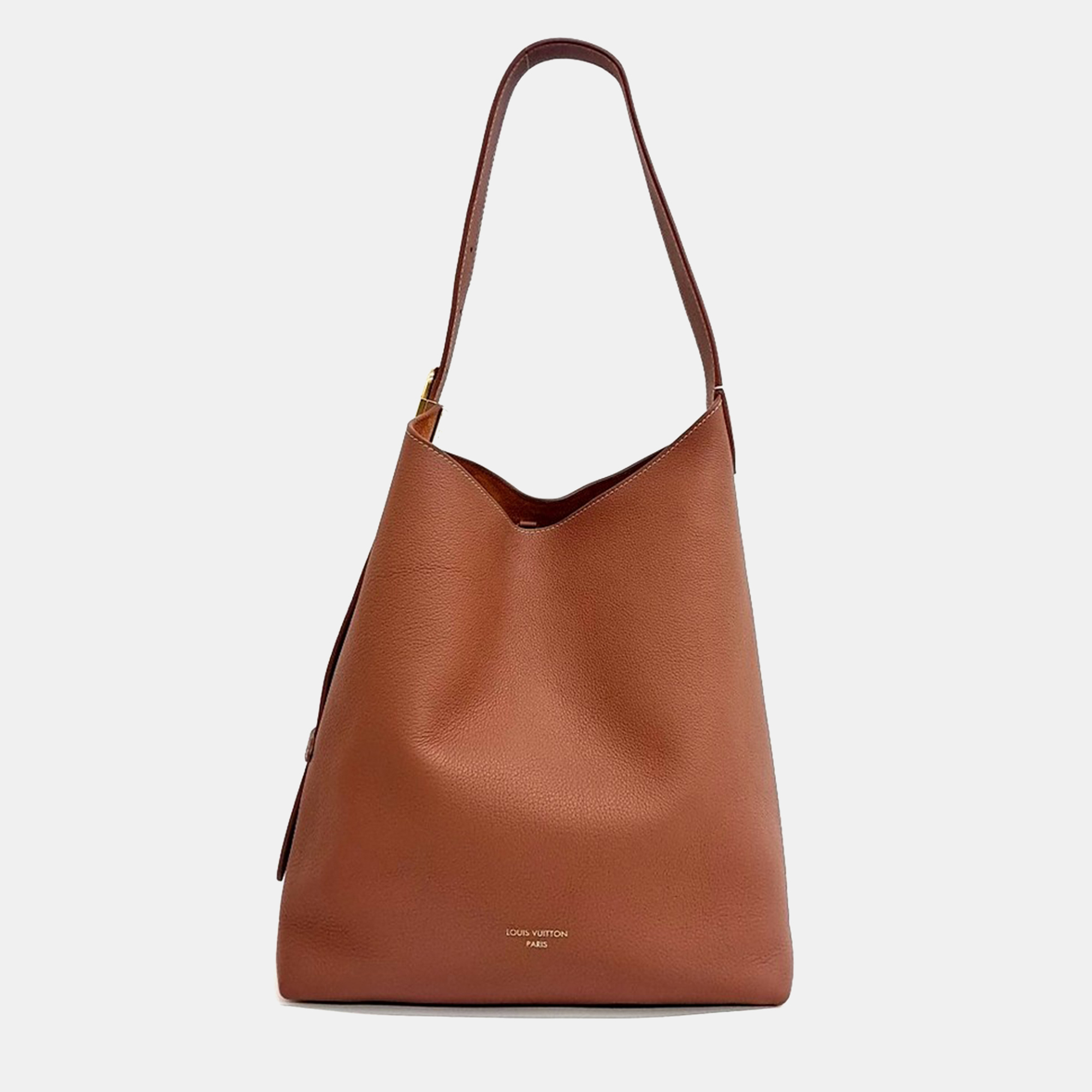 

Louis Vuitton Brown Leather Low Key Hobo MM