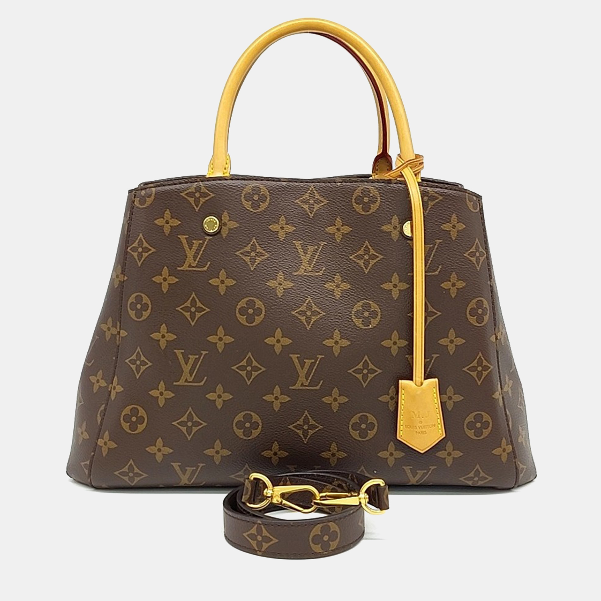 

Louis Vuitton Brown Coated Canvas Monogram Montaigne MM