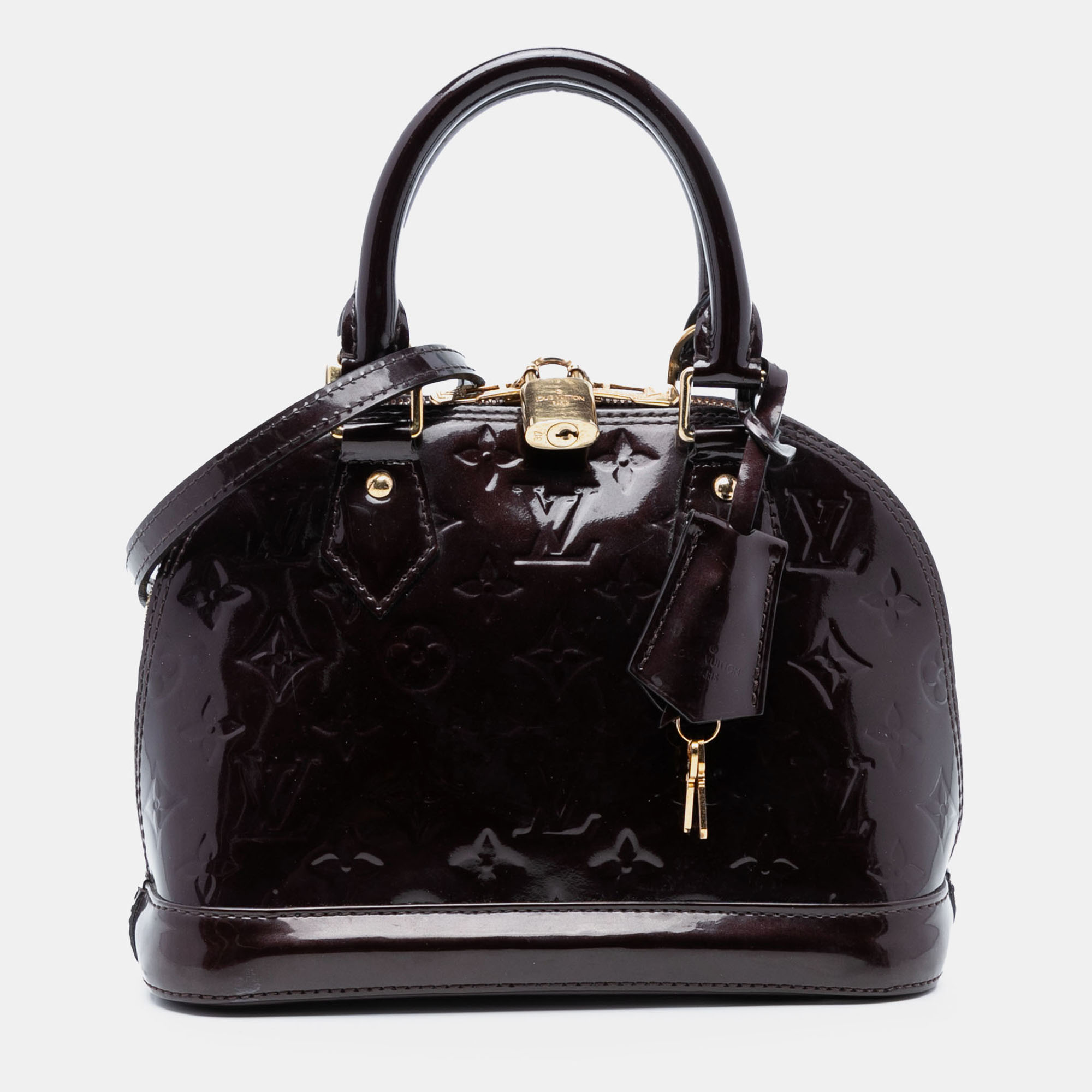 

Louis Vuitton Purple Monogram Vernis Alma BB