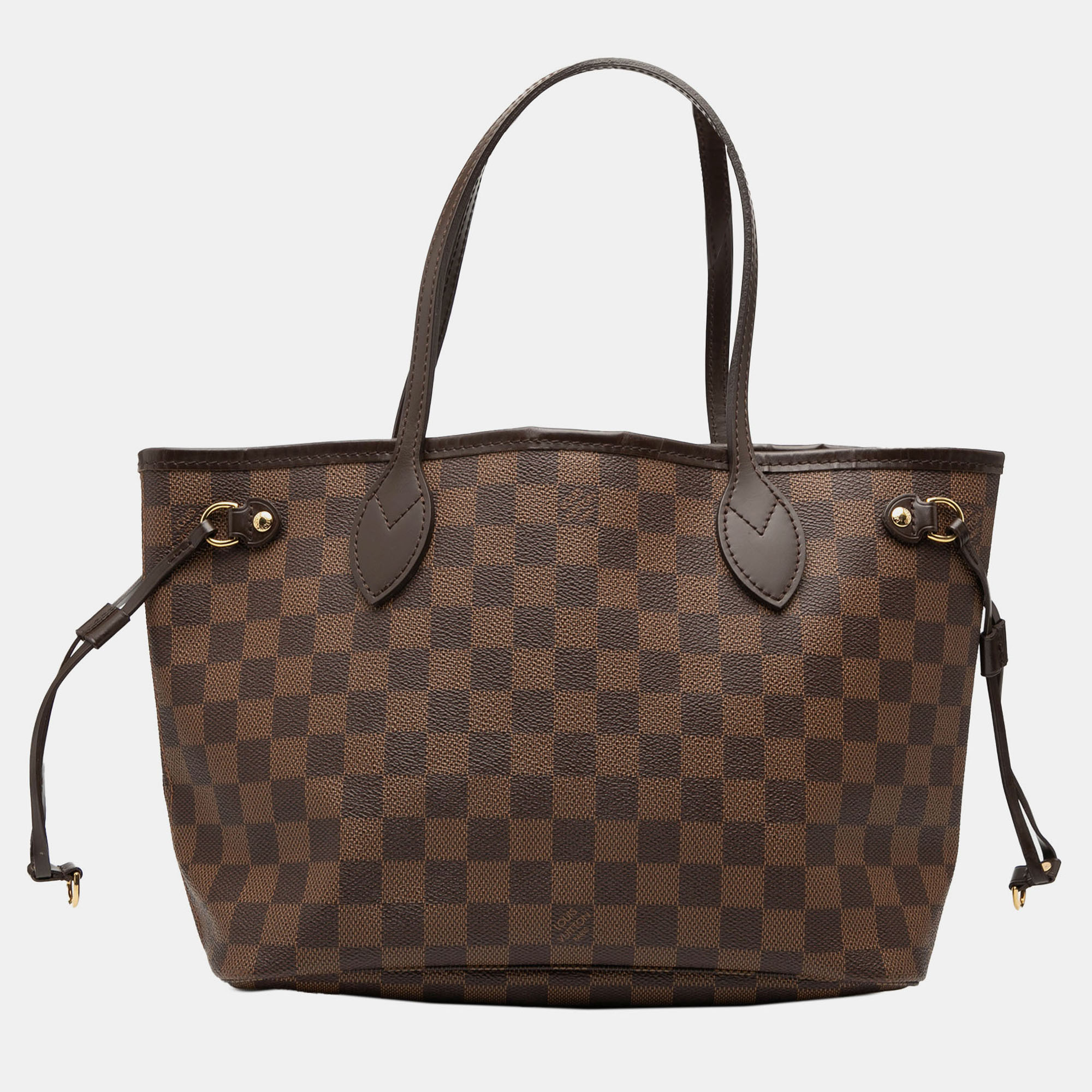 

Louis Vuitton Brown Damier Ebene Neverfull PM