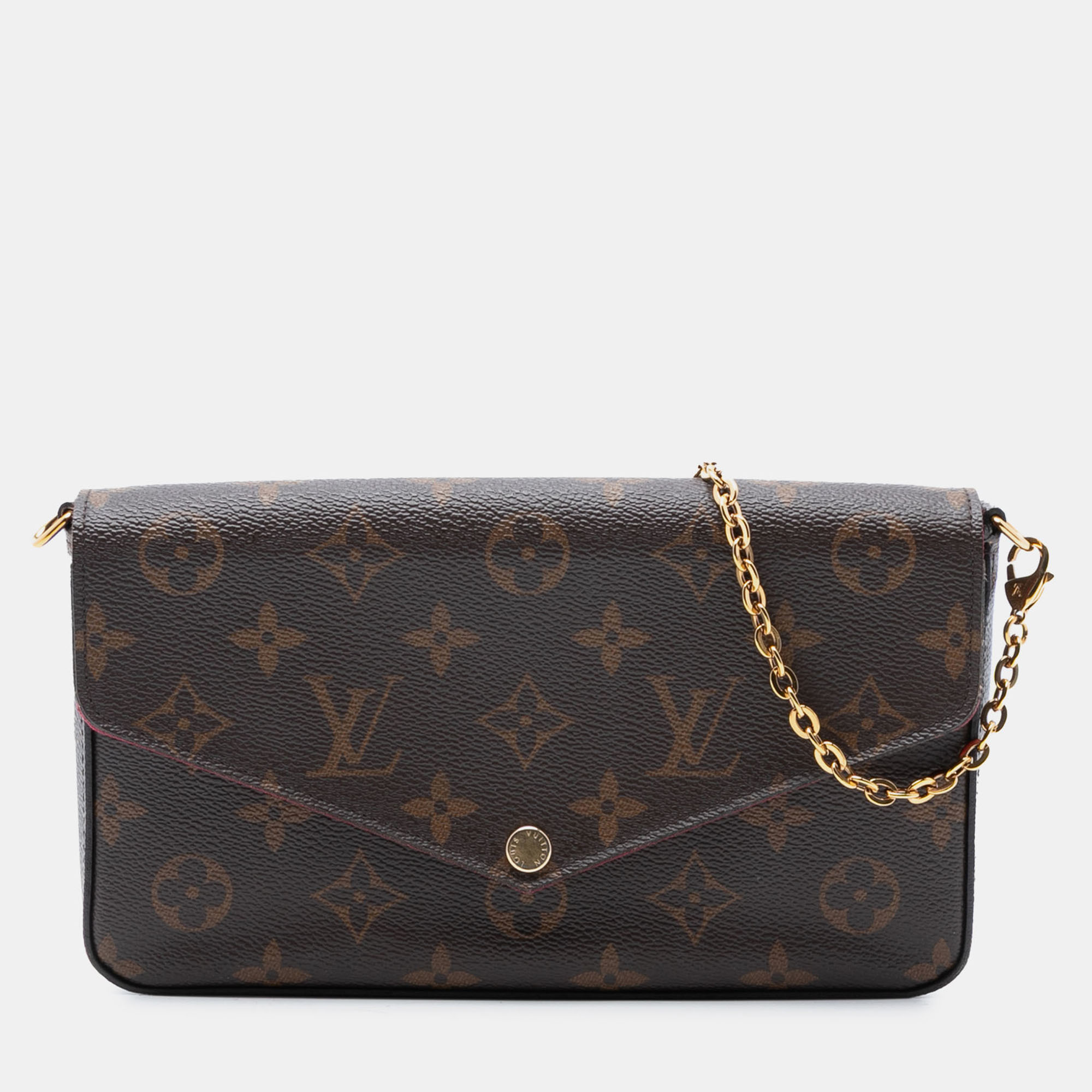 

Louis Vuitton Brown Monogram Pochette Felicie