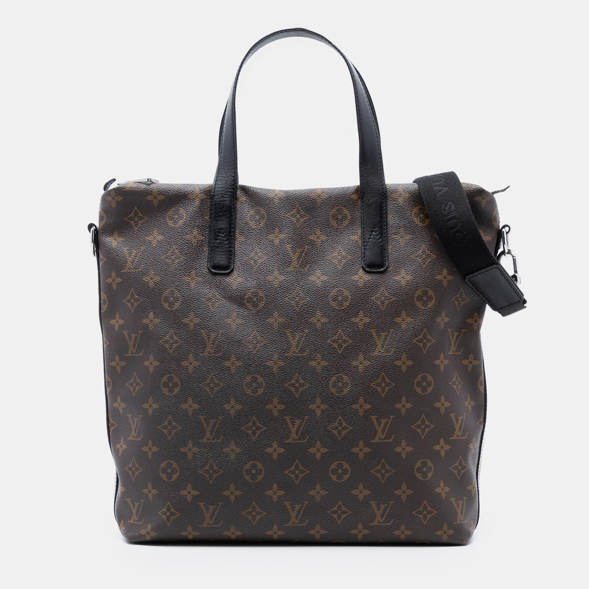 

Louis Vuitton Black Brown Monogram Macassar Kitan