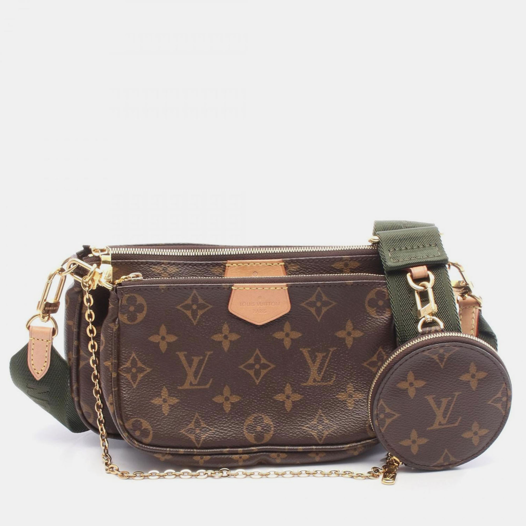 

Louis Vuitton Multi Pochette Accessories Brown Leather Crossbody Bag