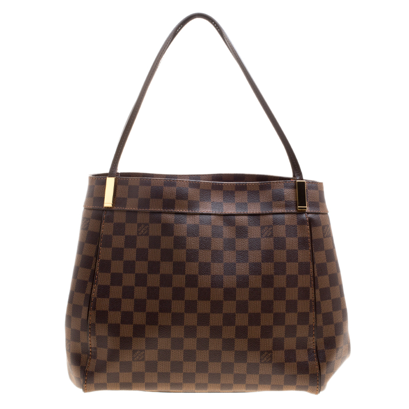 Pre Owned Louis Vuitton Damier Ebene Canvas Marylebone GM Bag