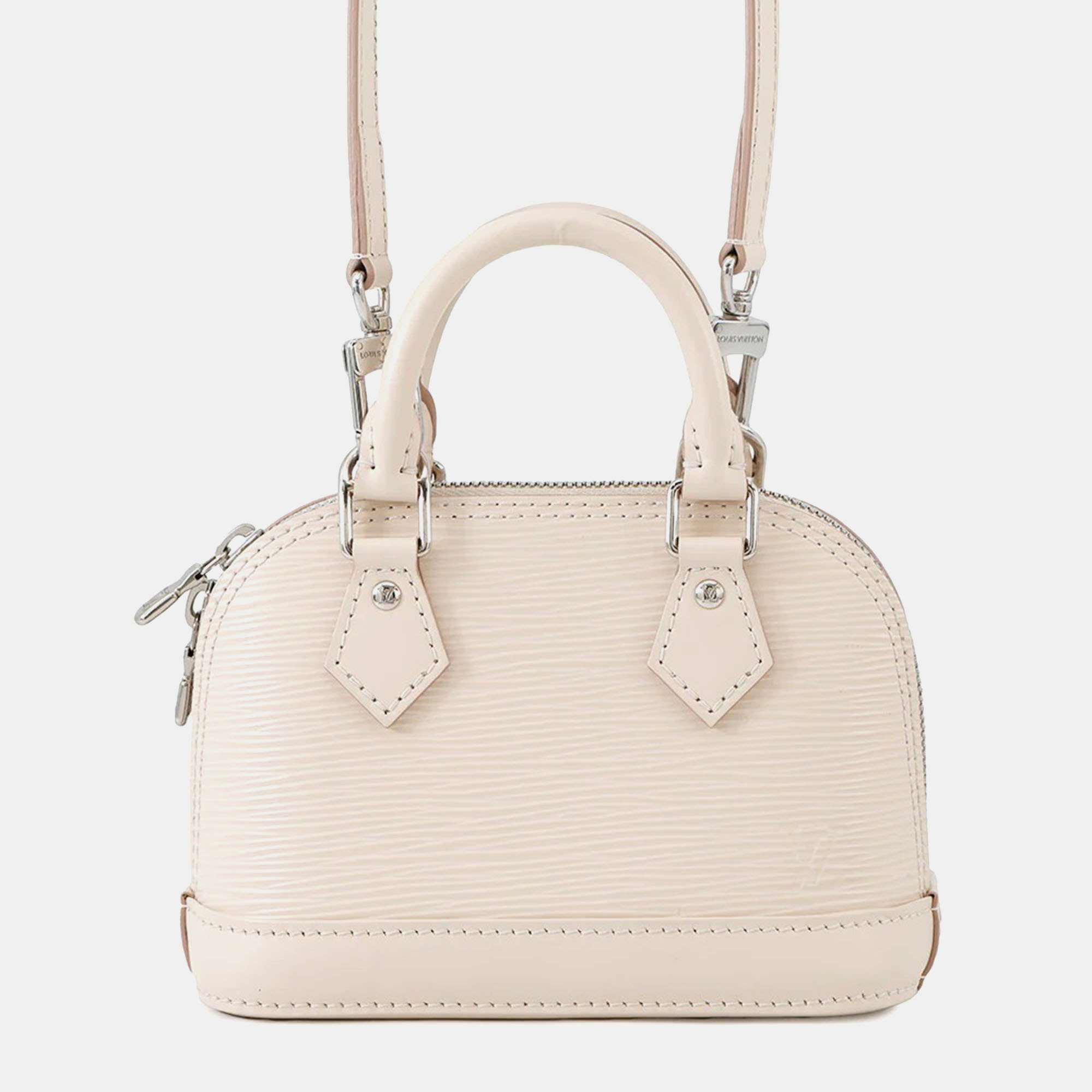 

Louis Vuitton Nano Alma Quartz Epi Leather Size Nano, White