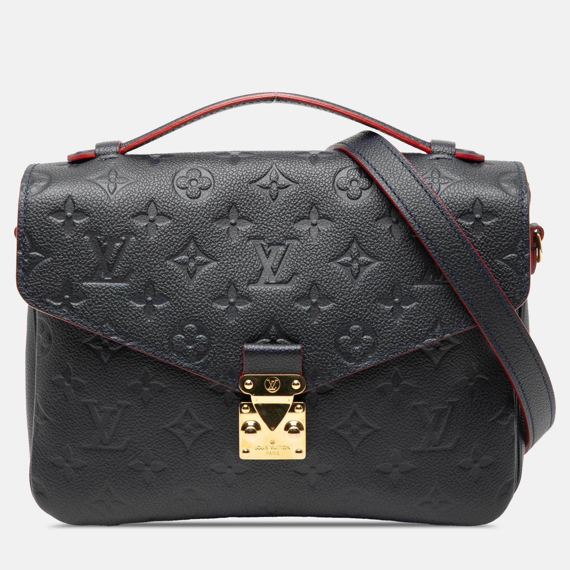 

Louis Vuitton Blue Monogram Empreinte Pochette Metis