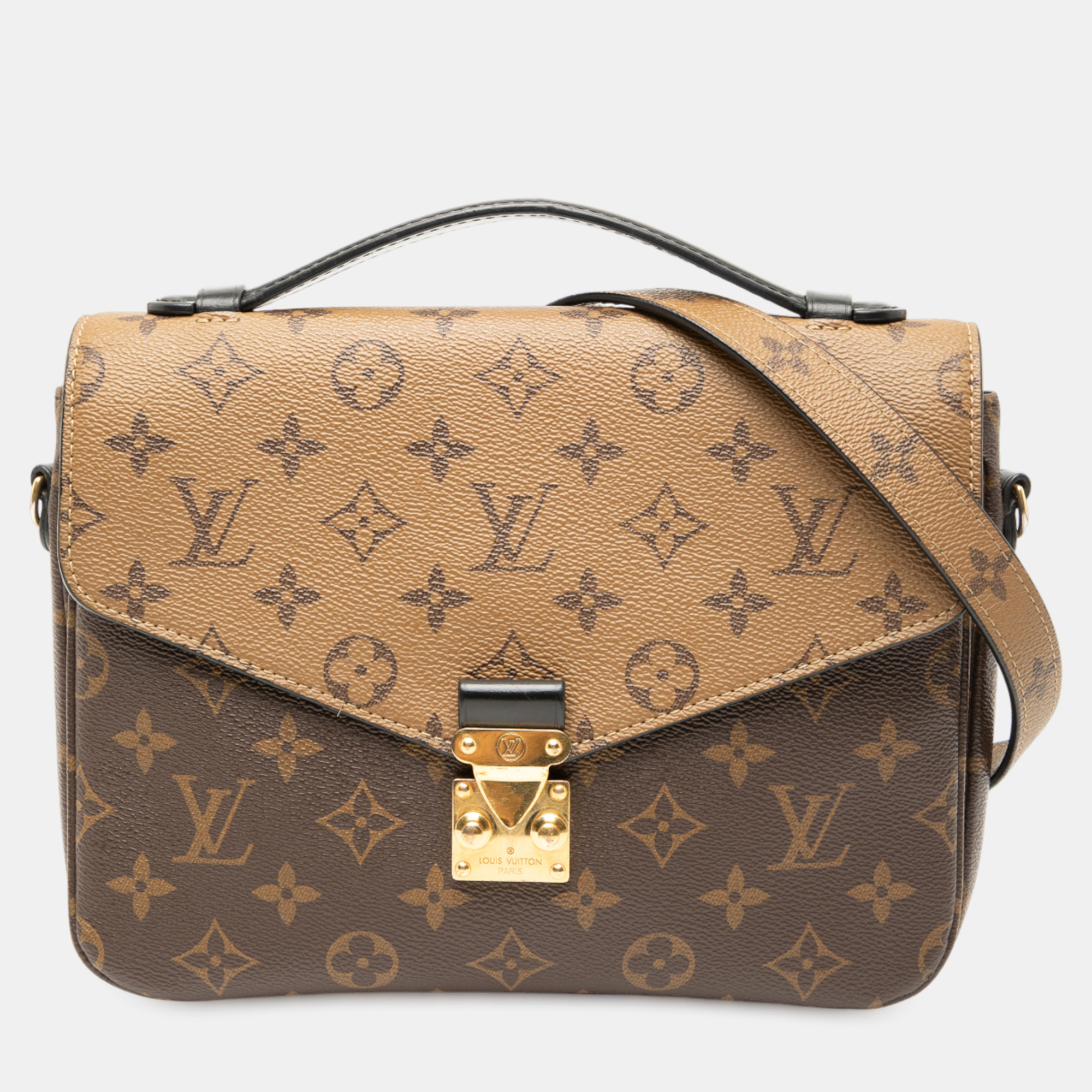 

Louis Vuitton Brown Monogram Reverse Pochette Metis