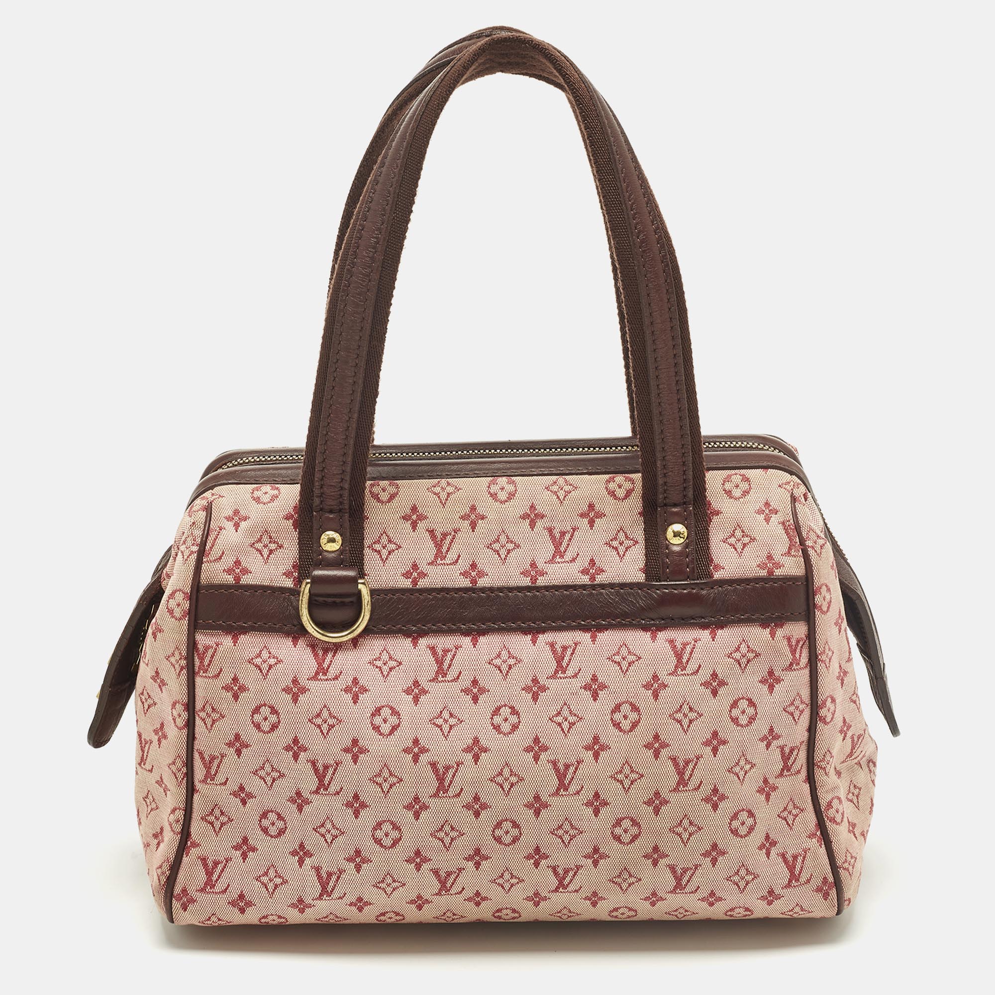 

Louis Vuitton Mini Lin Josephine PM Cherry Monogram Canvas Bag, Red