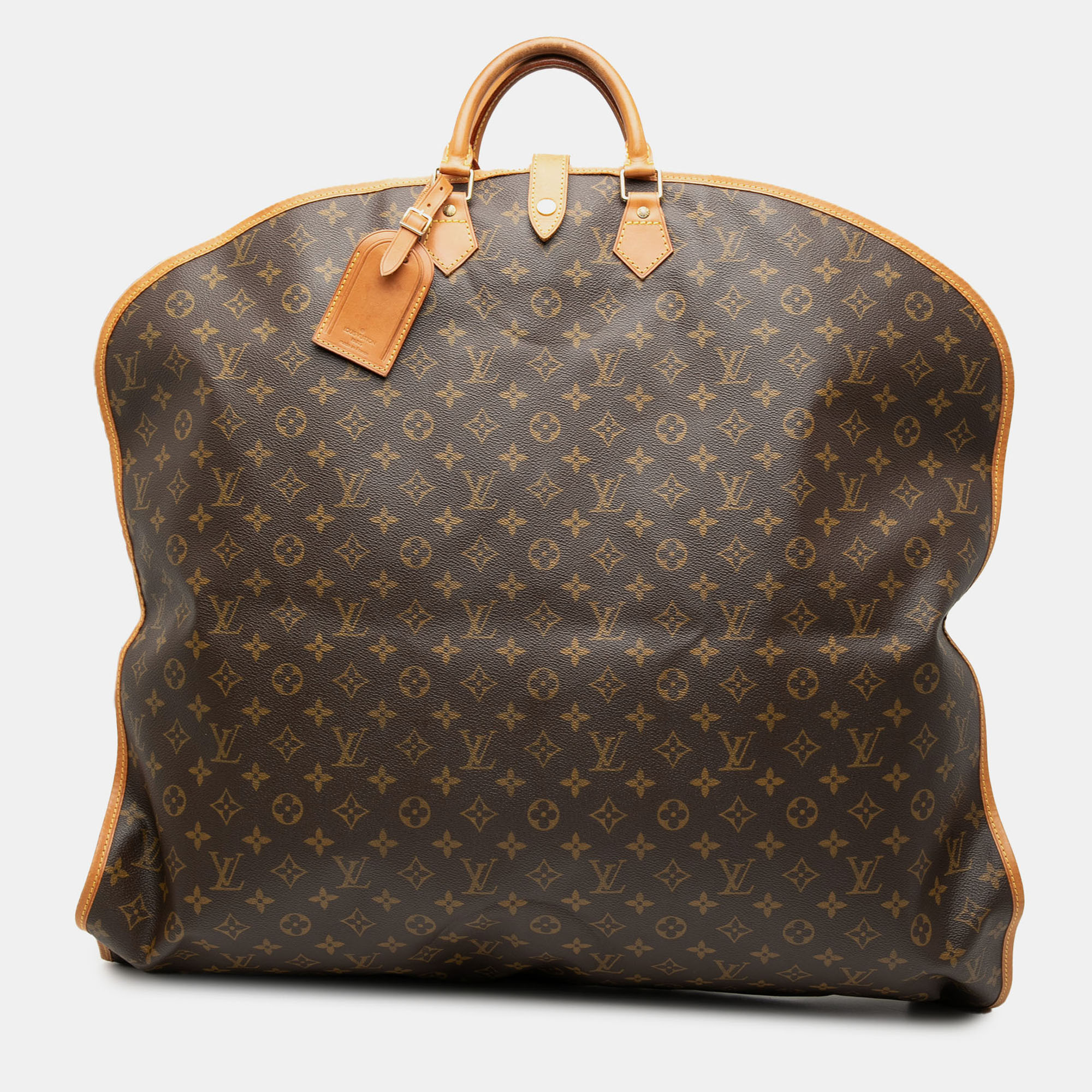 Pre-owned Louis Vuitton Brown Monogram Housse Porte Habits Garment Cover