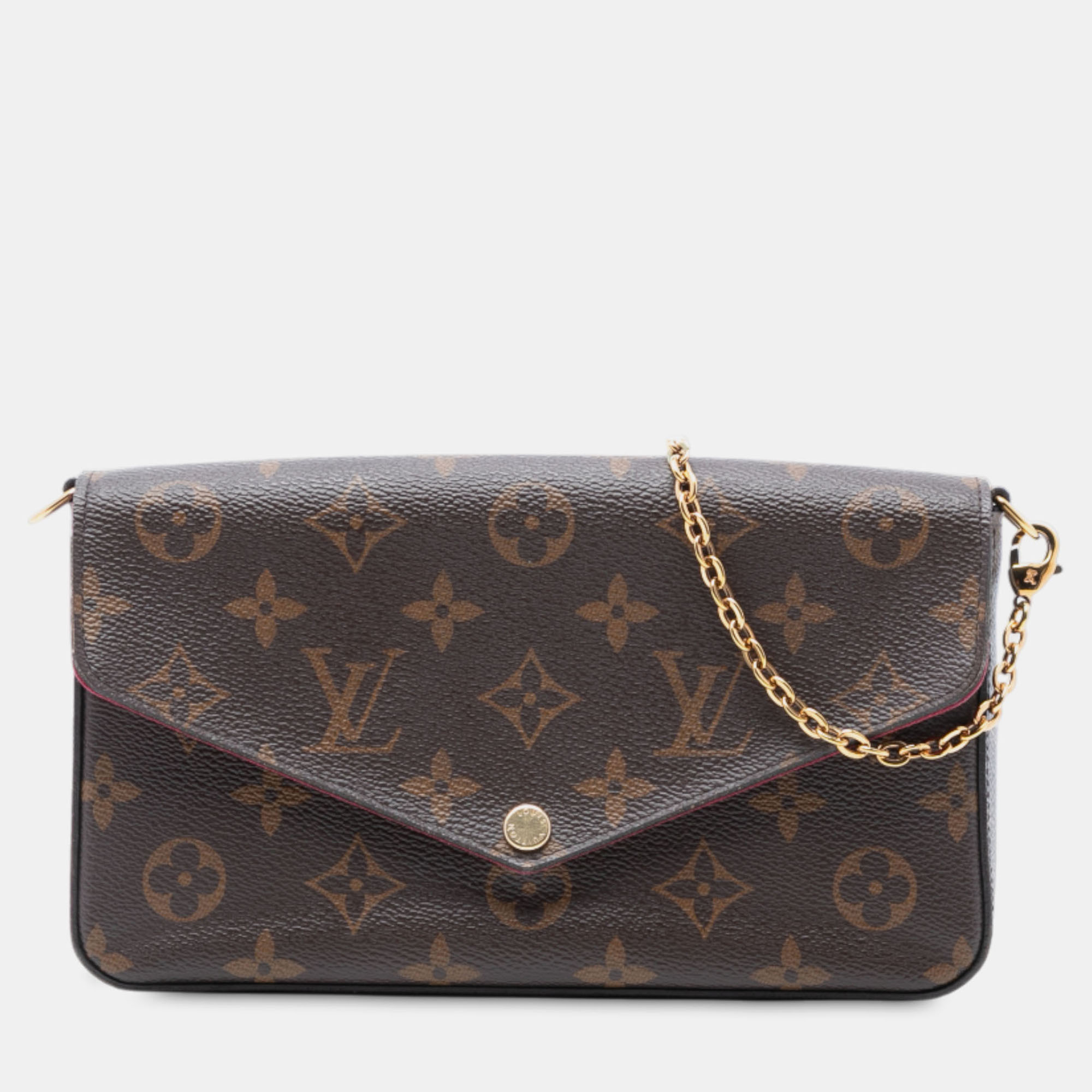 

Louis Vuitton Brown Monogram Pochette Felicie
