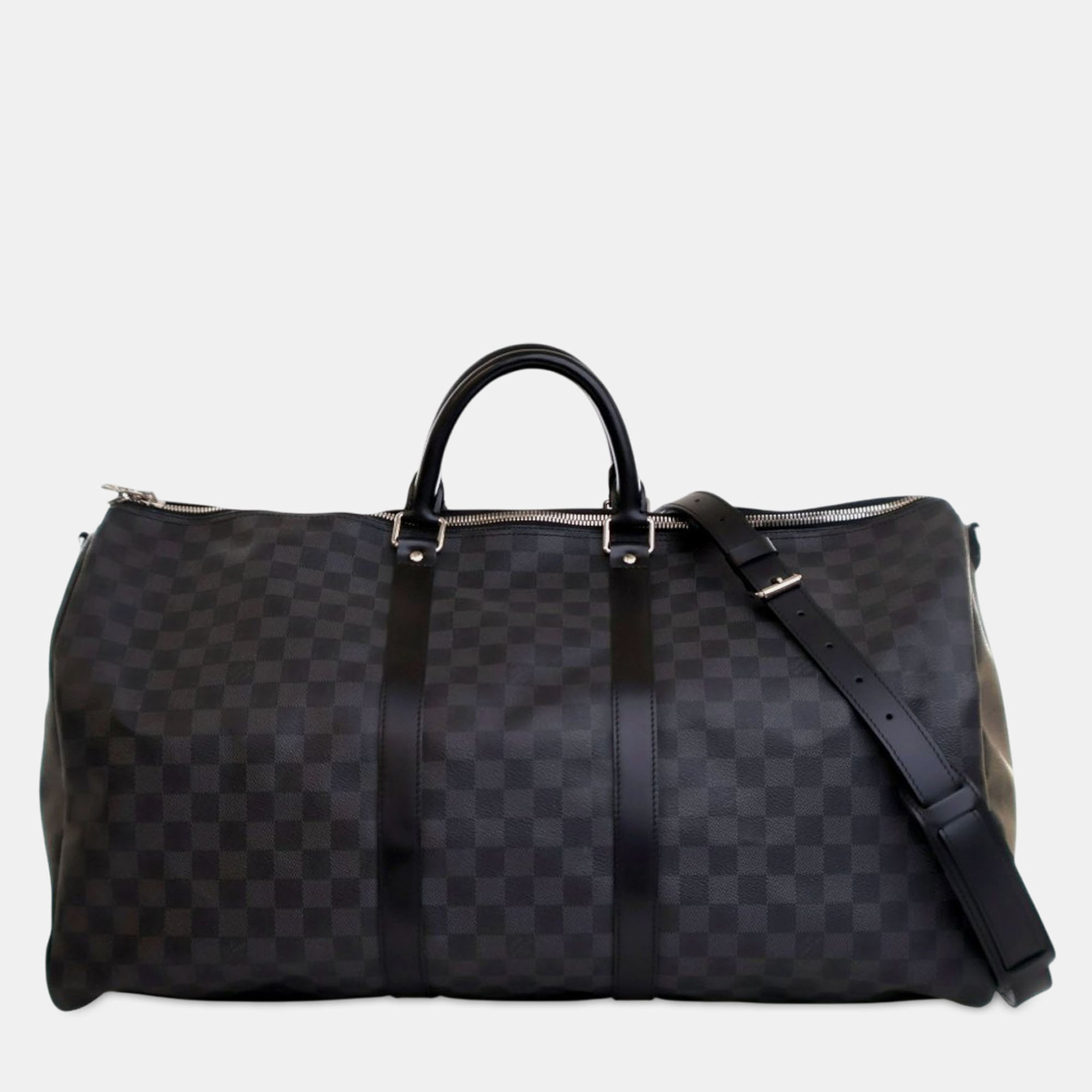 

Louis Vuitton Grey Damier Graphite Keepall Bandouliere 55