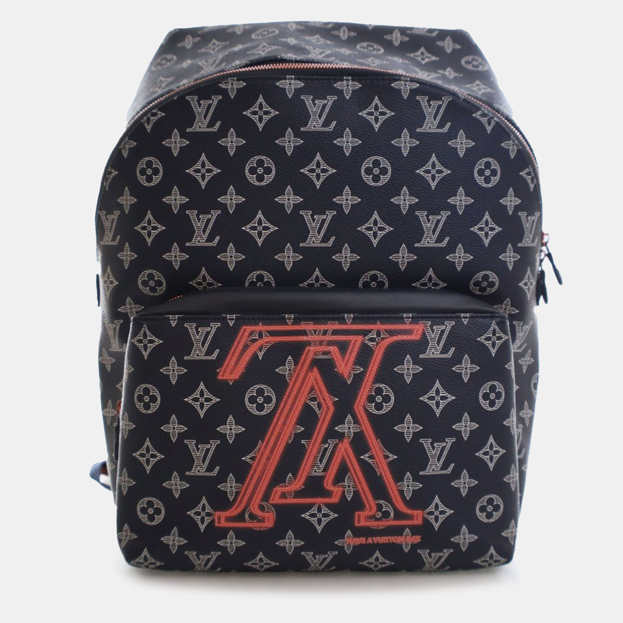 Pre-owned Louis Vuitton Blue Limited Edition Monogram Ink Upside Down Apollo