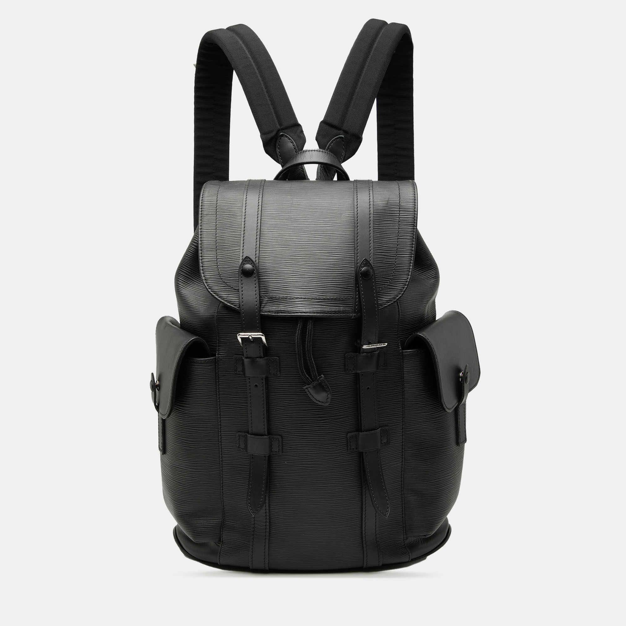 

Louis Vuitton Black Epi Christopher Backpack PM