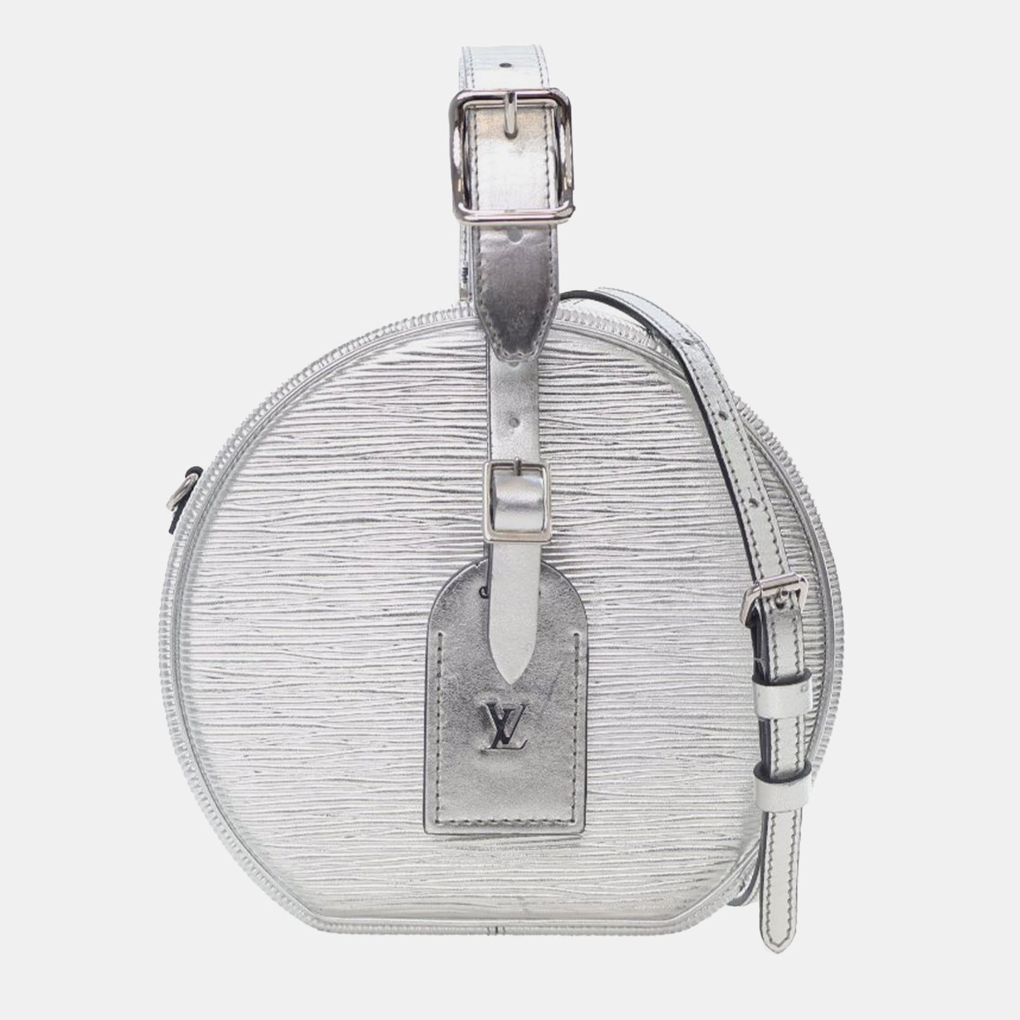 

Louis Vuitton Silver Epi Petite Boite Chapeau