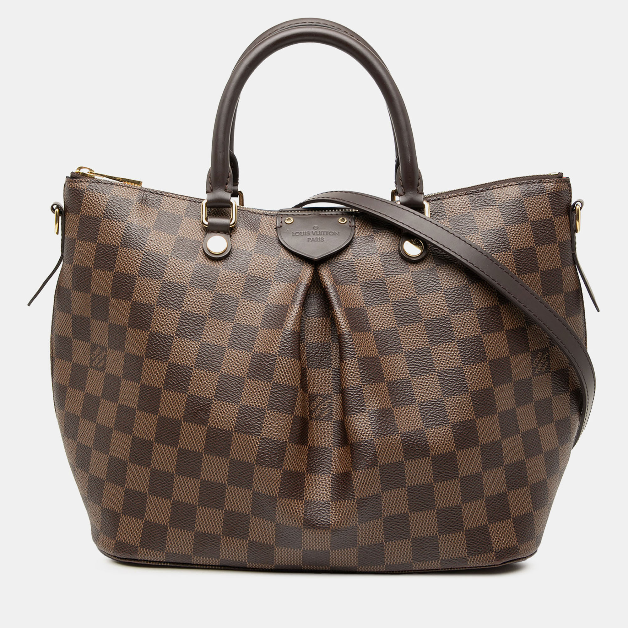 

Louis Vuitton Brown Damier Ebene Siena MM