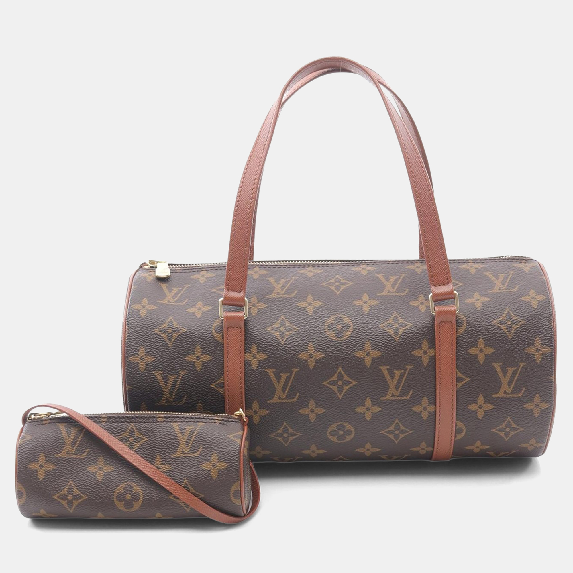 

Louis Vuitton Papillon 30 Brown Monogram Canvas Top Handle Bag