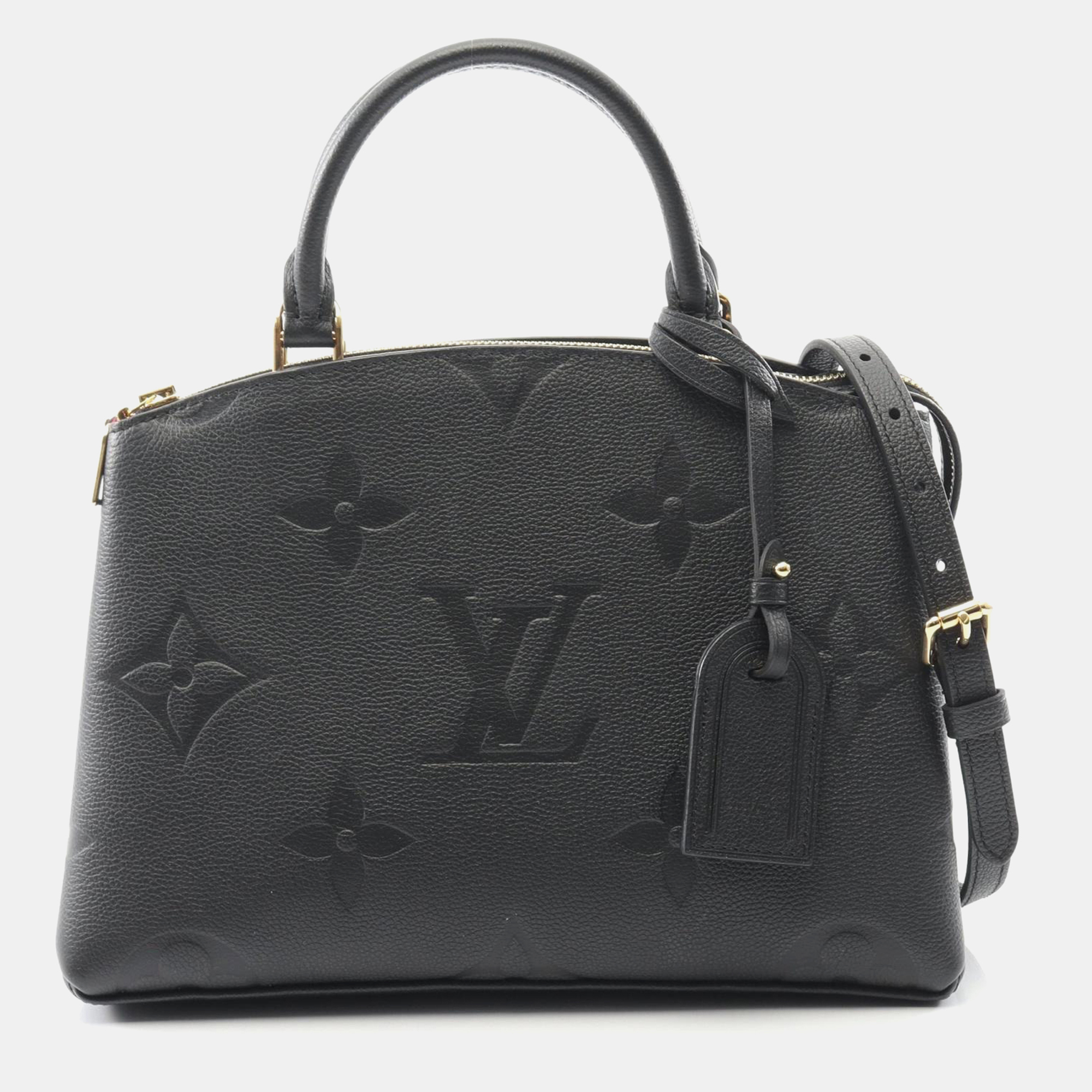 

Louis Vuitton Petit Palais PM Black Monogram Empreinte Leather Shoulder Bag