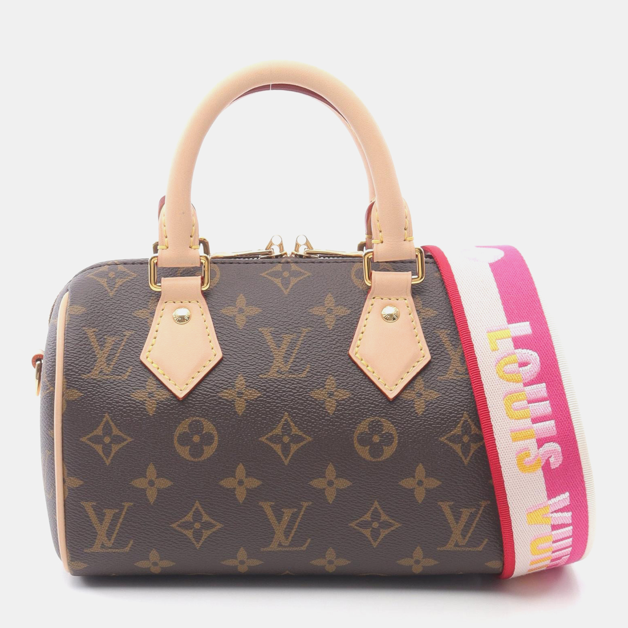 

Louis Vuitton Speedy Bandouliere 20 Monogram Canvas Boston Bag, Brown