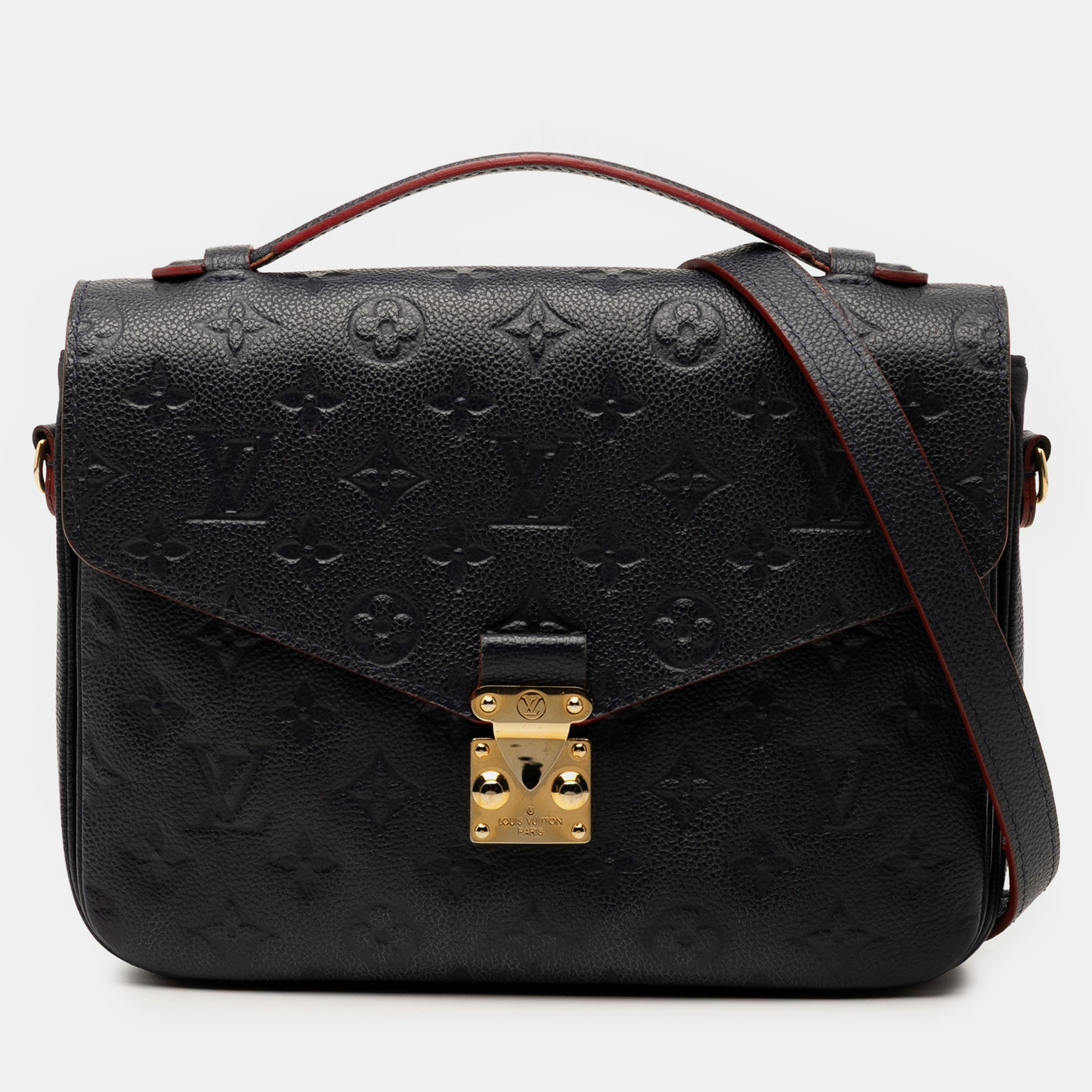 

Louis Vuitton Blue Monogram Empreinte Pochette Metis