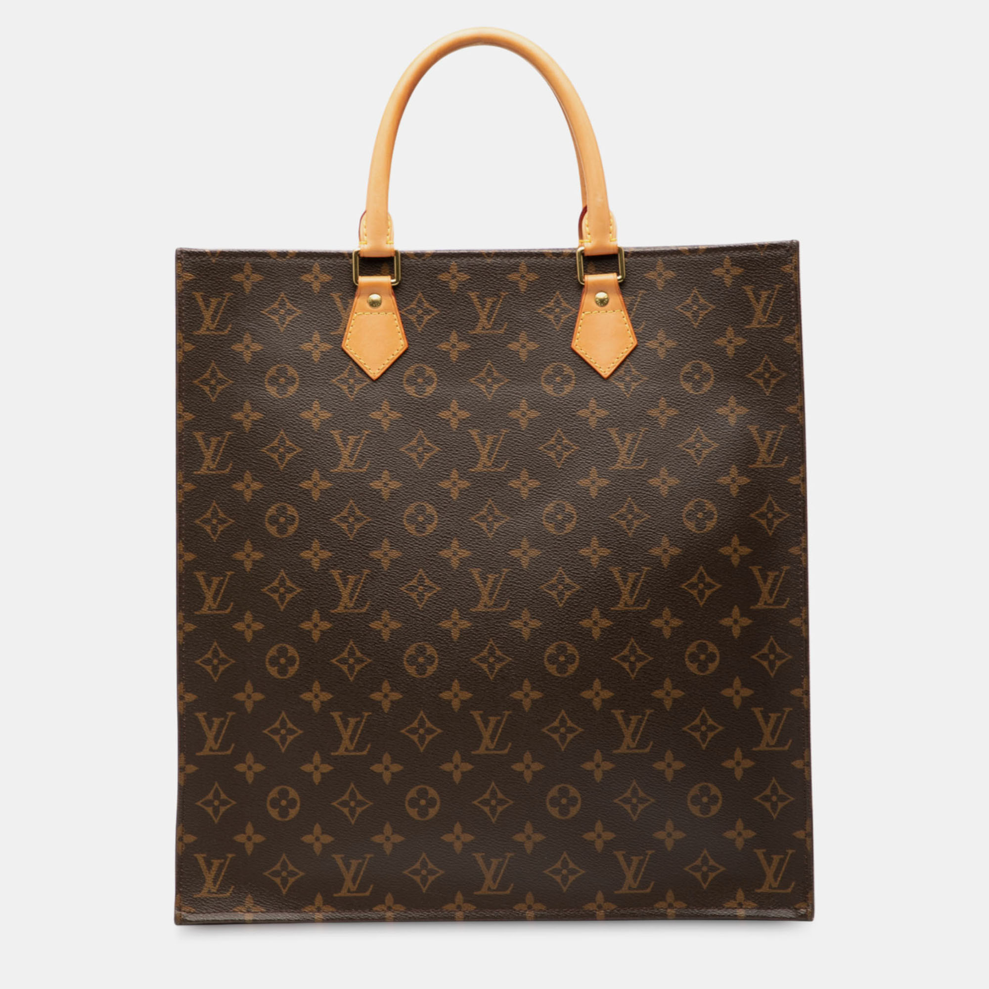 

Louis Vuitton Brown Monogram Sac Plat