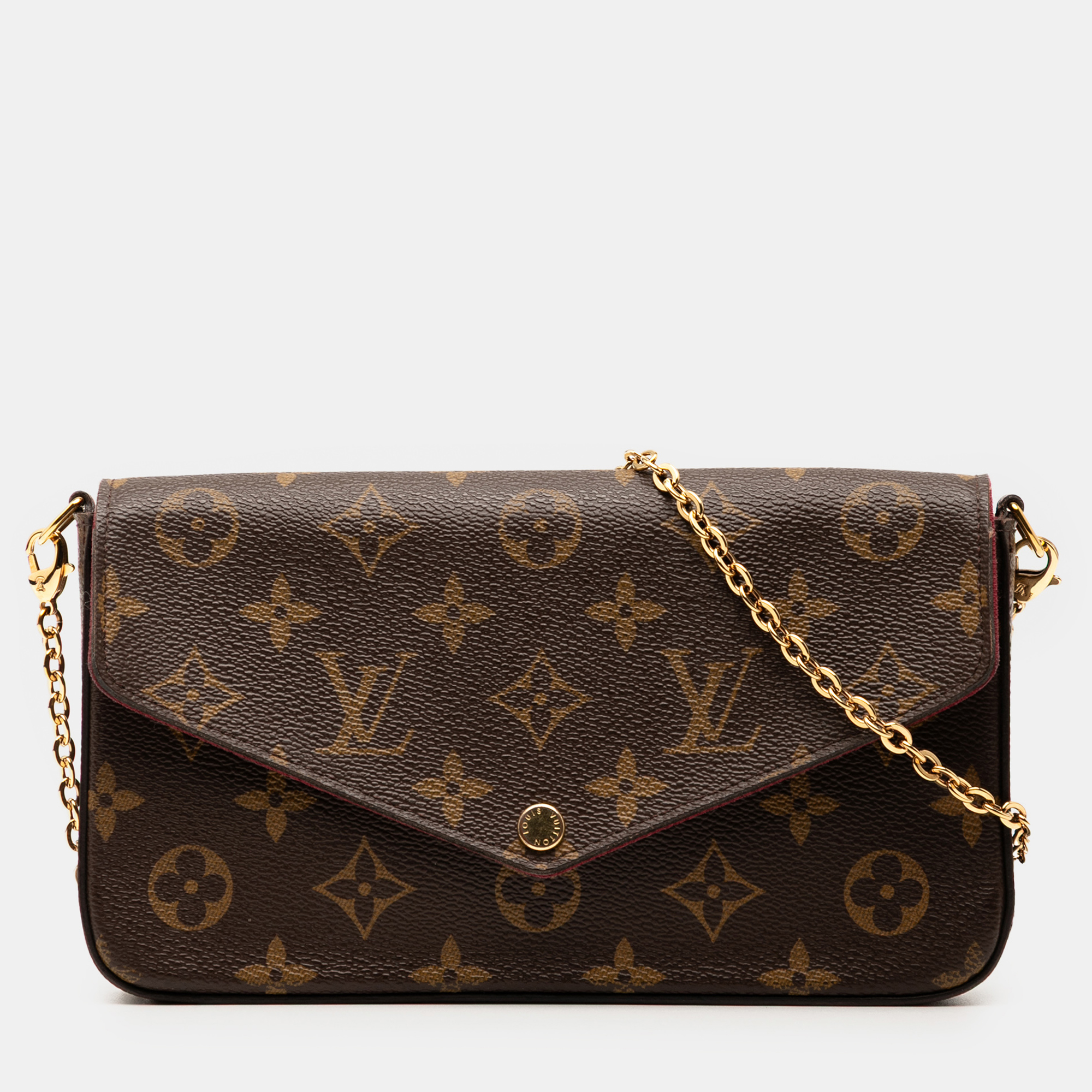 

Louis Vuitton Brown Monogram Pochette Felicie