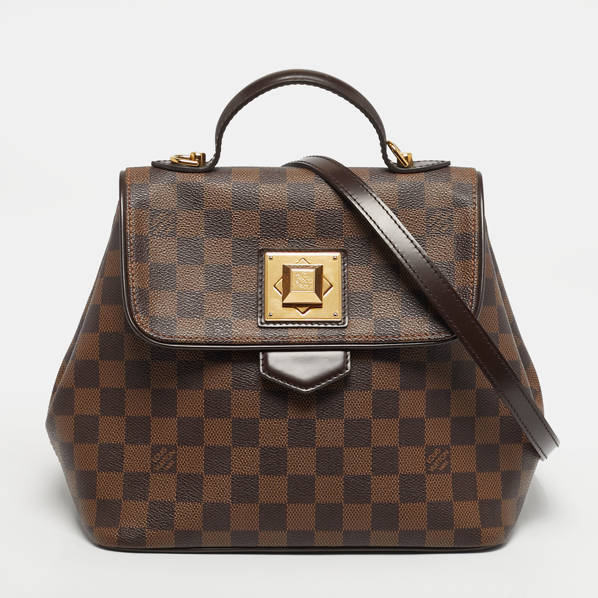 

Louis Vuitton Bergamo PM Damier Ebene Canvas Bag, Brown