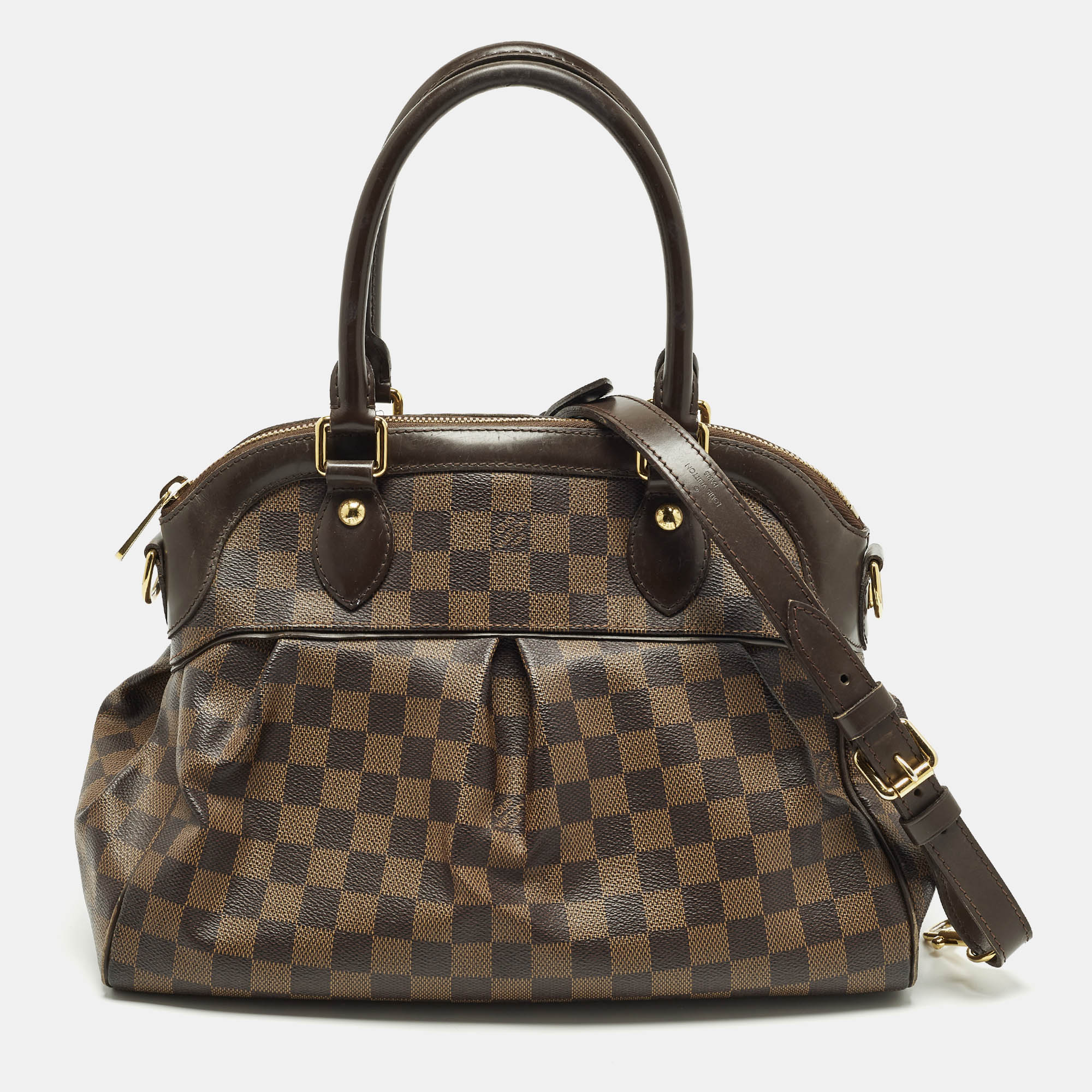 

Louis Vuitton Trevi PM Damier Ebene Canvas Bag, Brown
