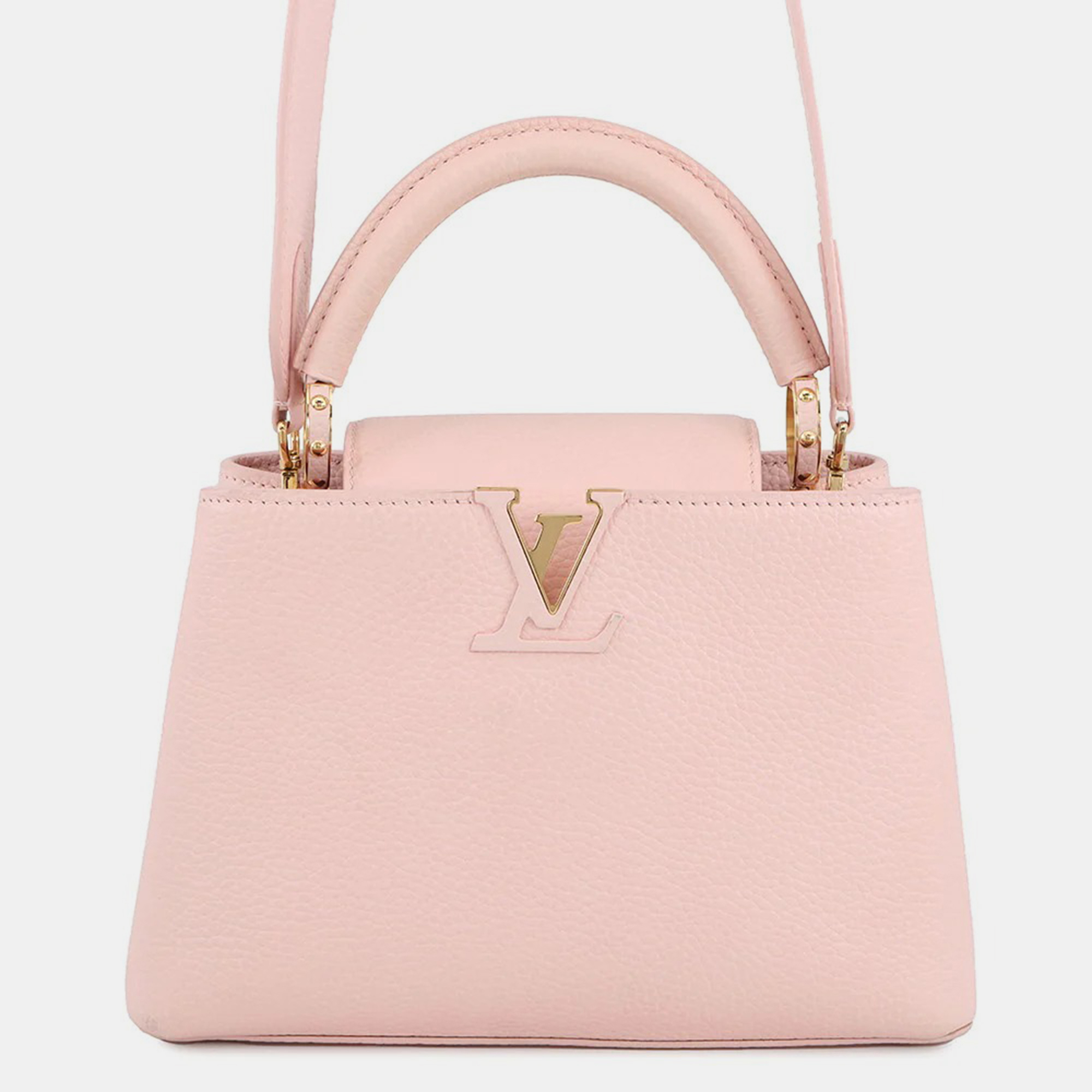 

Louis Vuitton Capucines Pink Taurillon Leather Size Bb
